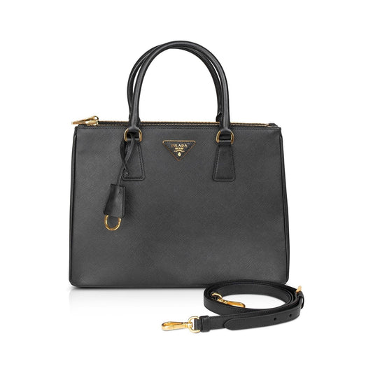 Prada Large Saffiano Double Zip Galleria Tote