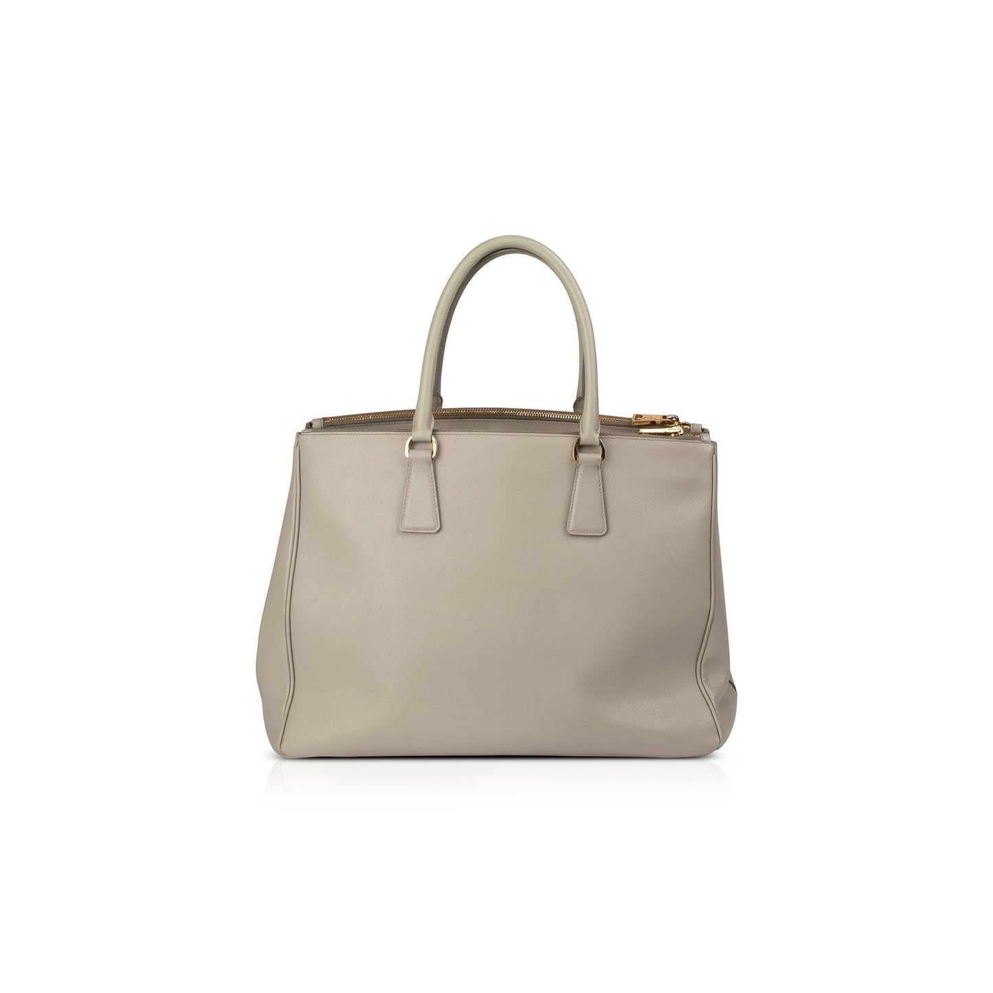 Prada Large Saffiano Lux Double Zip Tote