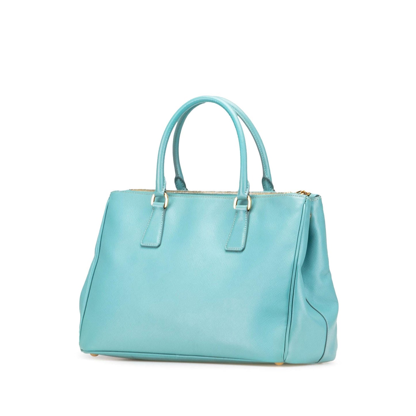 Prada Large Saffiano Lux Galleria Double Zip Satchel