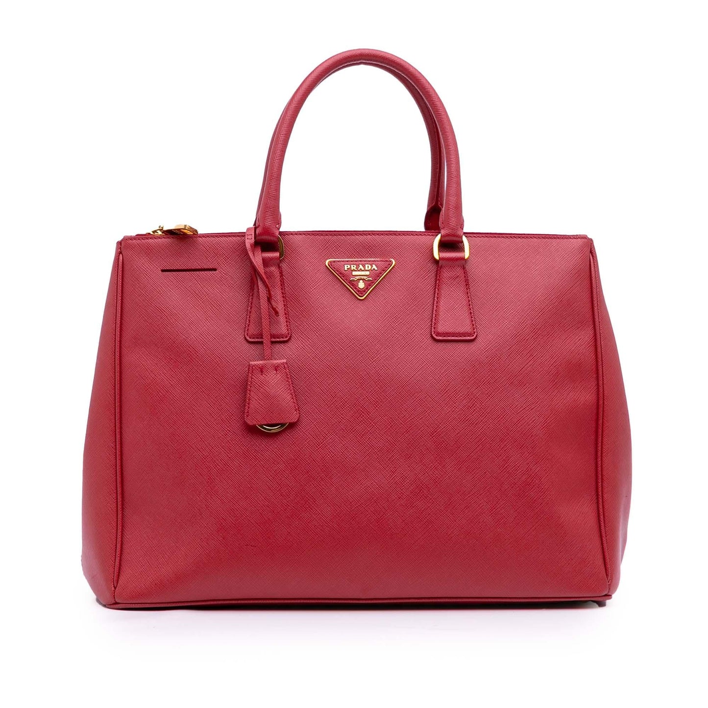 Prada Large Saffiano Lux Galleria Double Zip Satchel