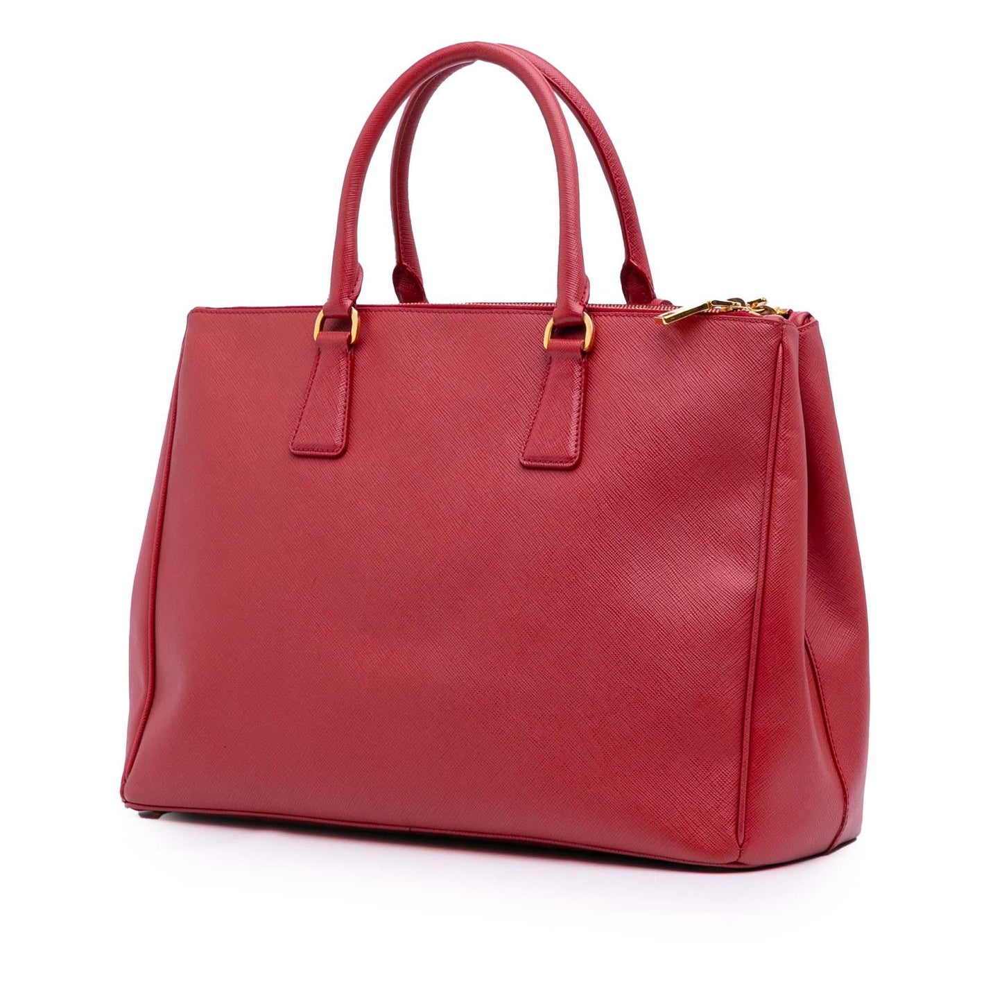 Prada Large Saffiano Lux Galleria Double Zip Satchel