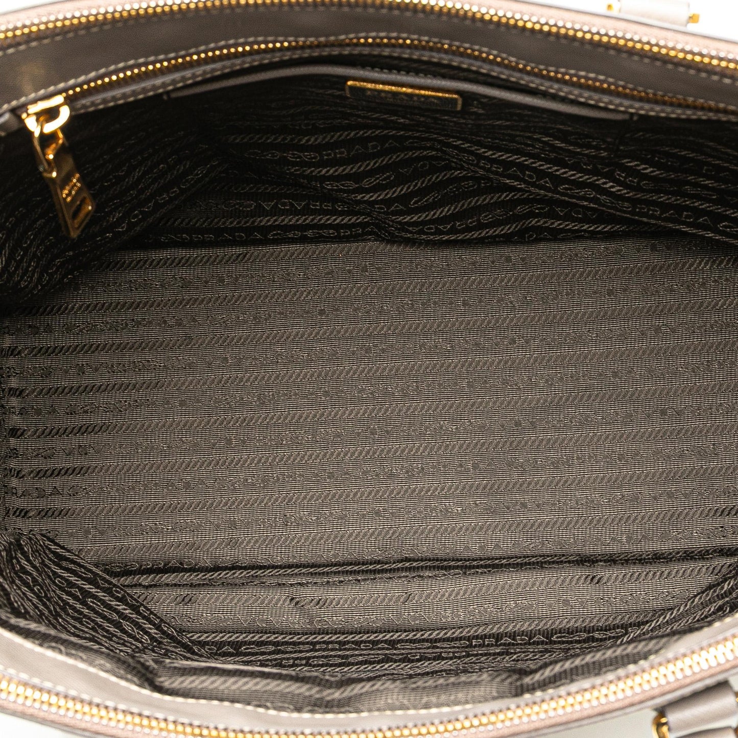 Prada Large Saffiano Lux Galleria Double Zip Satchel