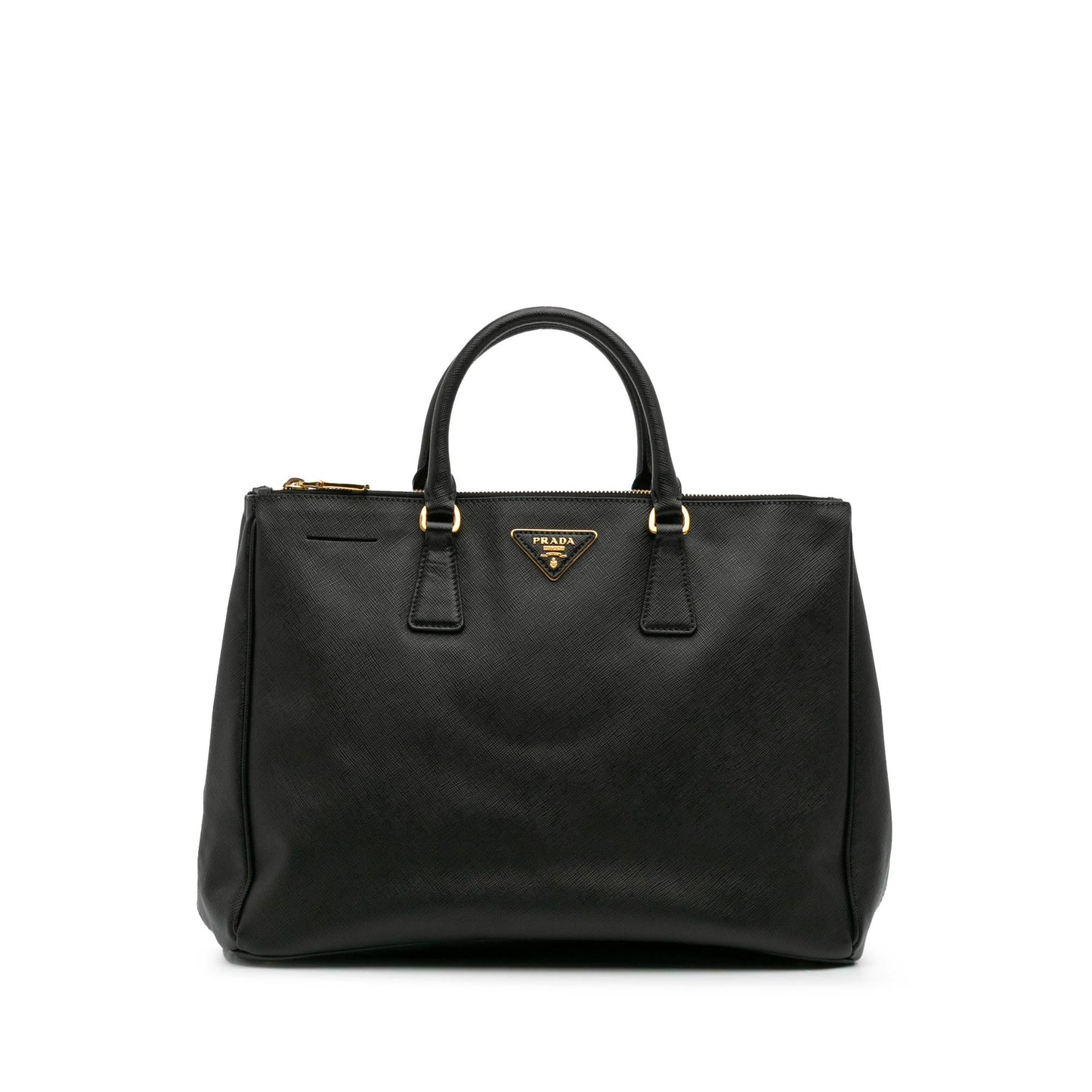 Prada Large Saffiano Lux Galleria Double Zip Satchel