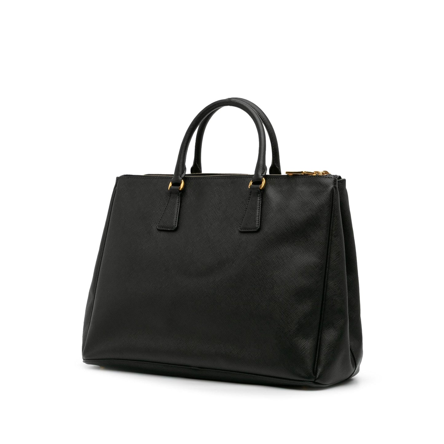 Prada Large Saffiano Lux Galleria Double Zip Satchel