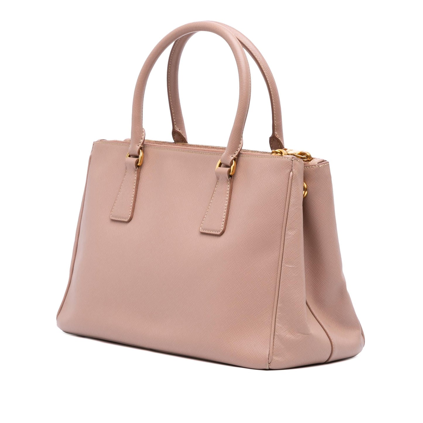 Prada Large Saffiano Lux Galleria Double Zip Satchel