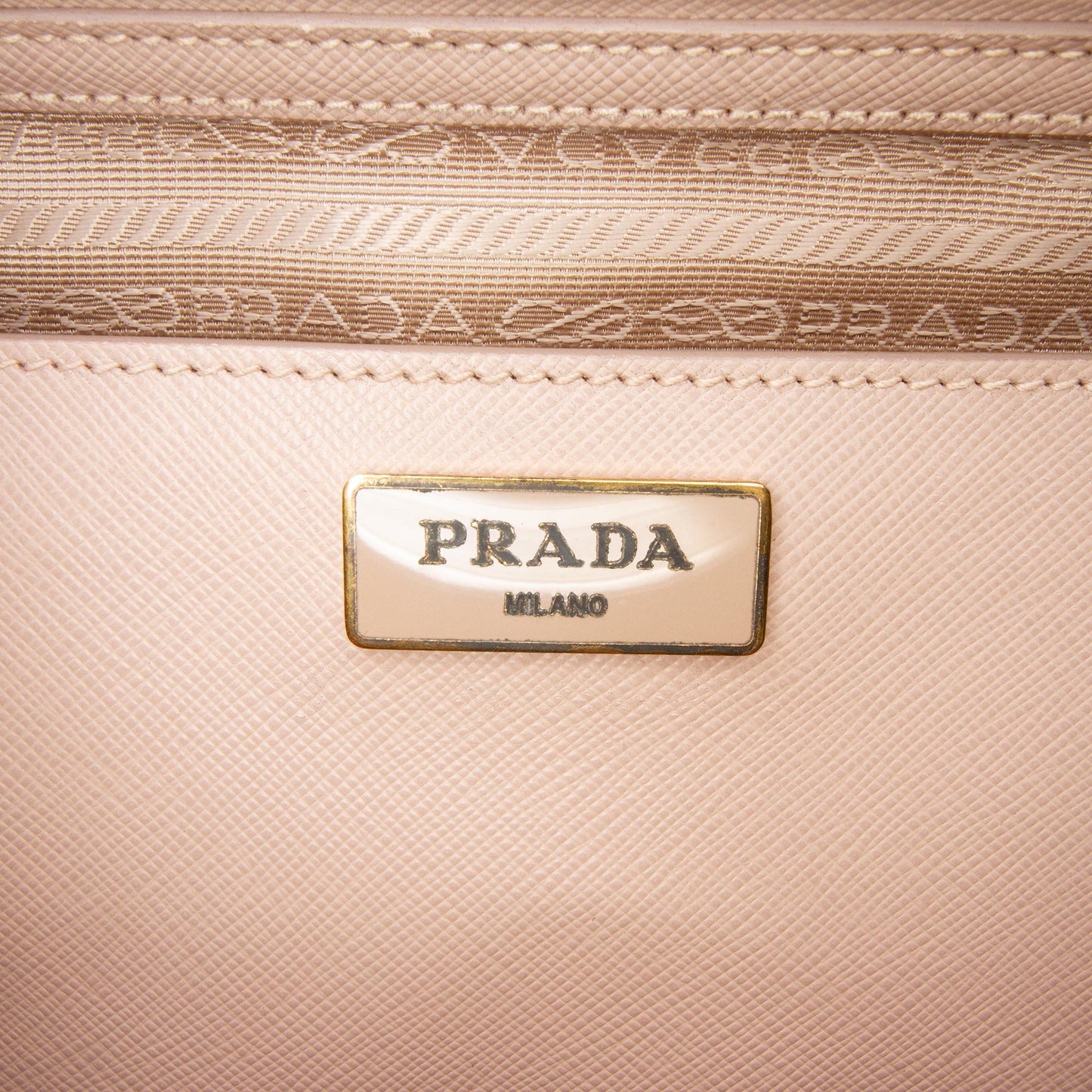 Prada Large Saffiano Lux Galleria Double Zip Satchel