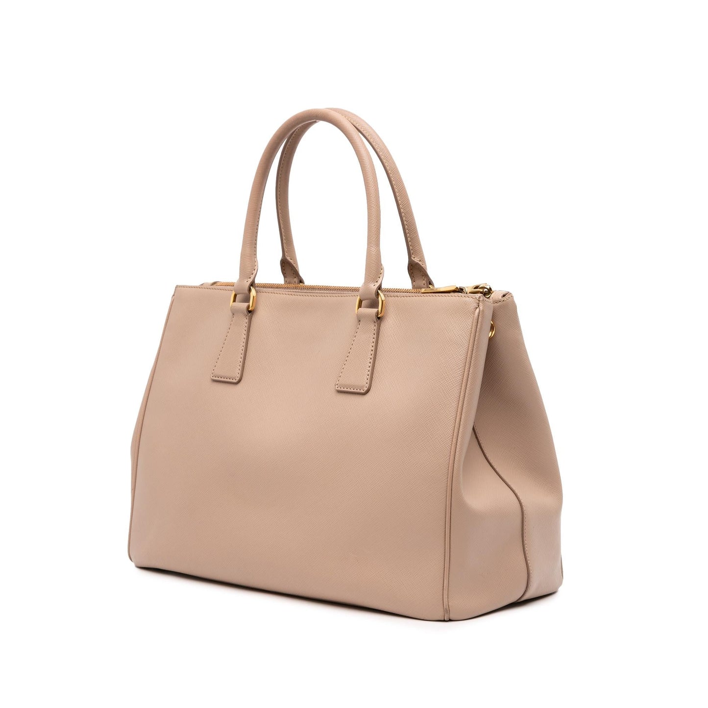 Prada Large Saffiano Lux Galleria Double Zip Satchel