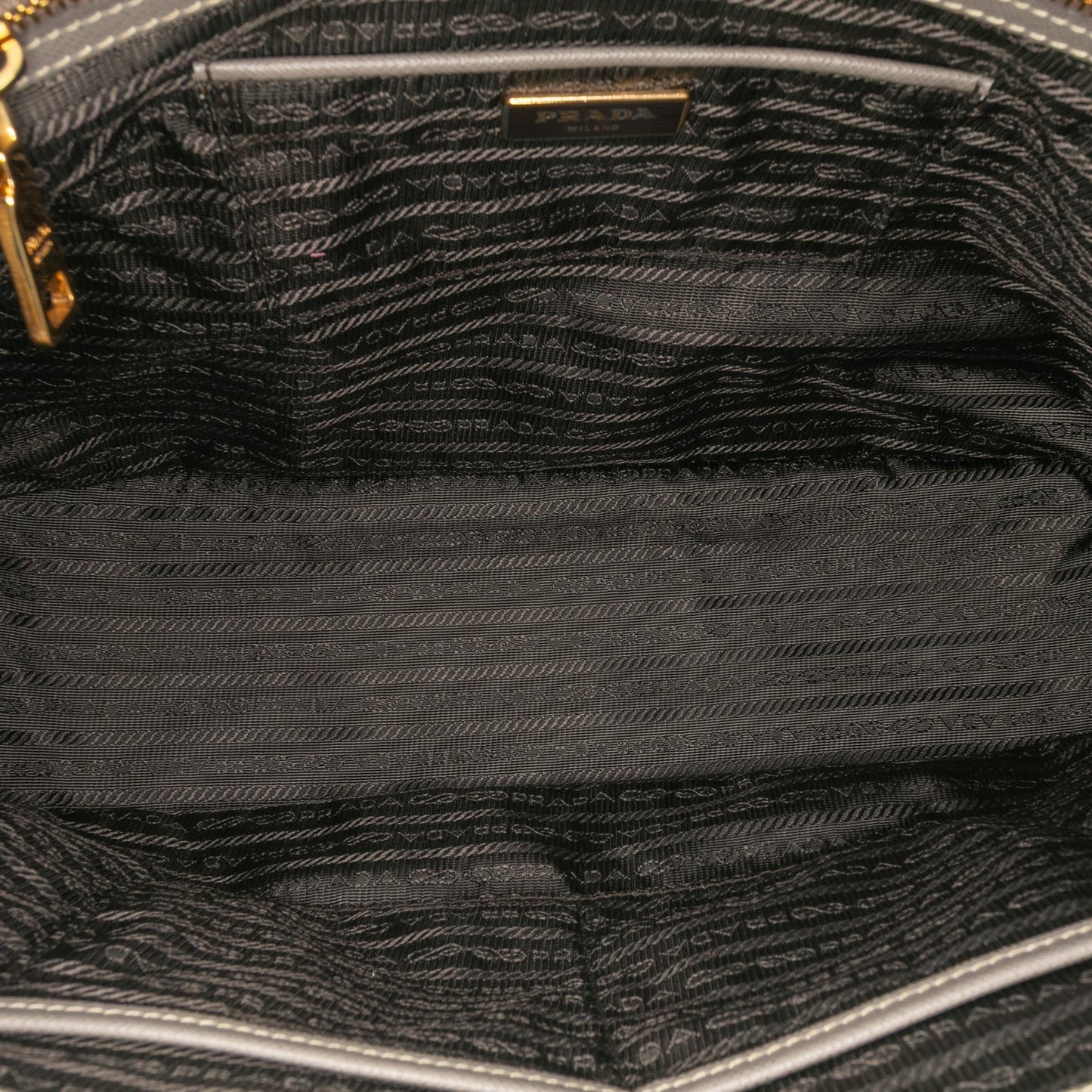 Prada Large Saffiano Lux Galleria Double Zip Satchel