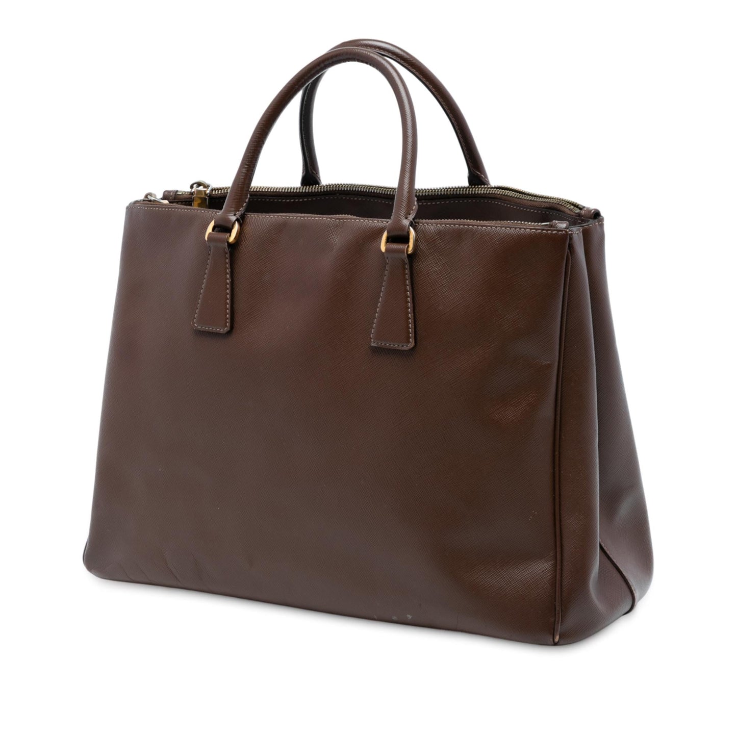 Prada Large Saffiano Lux Galleria Double Zip Tote