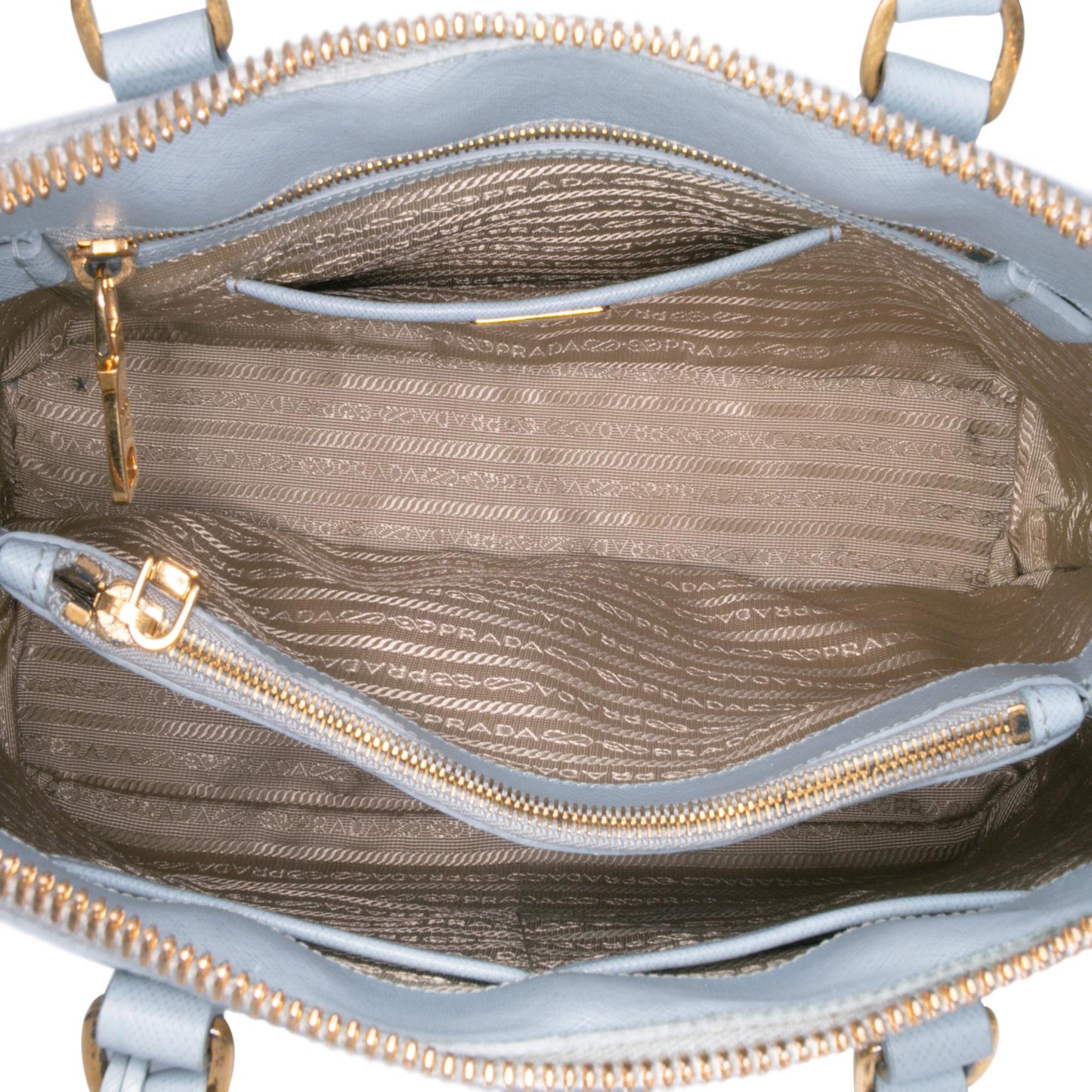 Prada Large Saffiano Lux Promenade Satchel