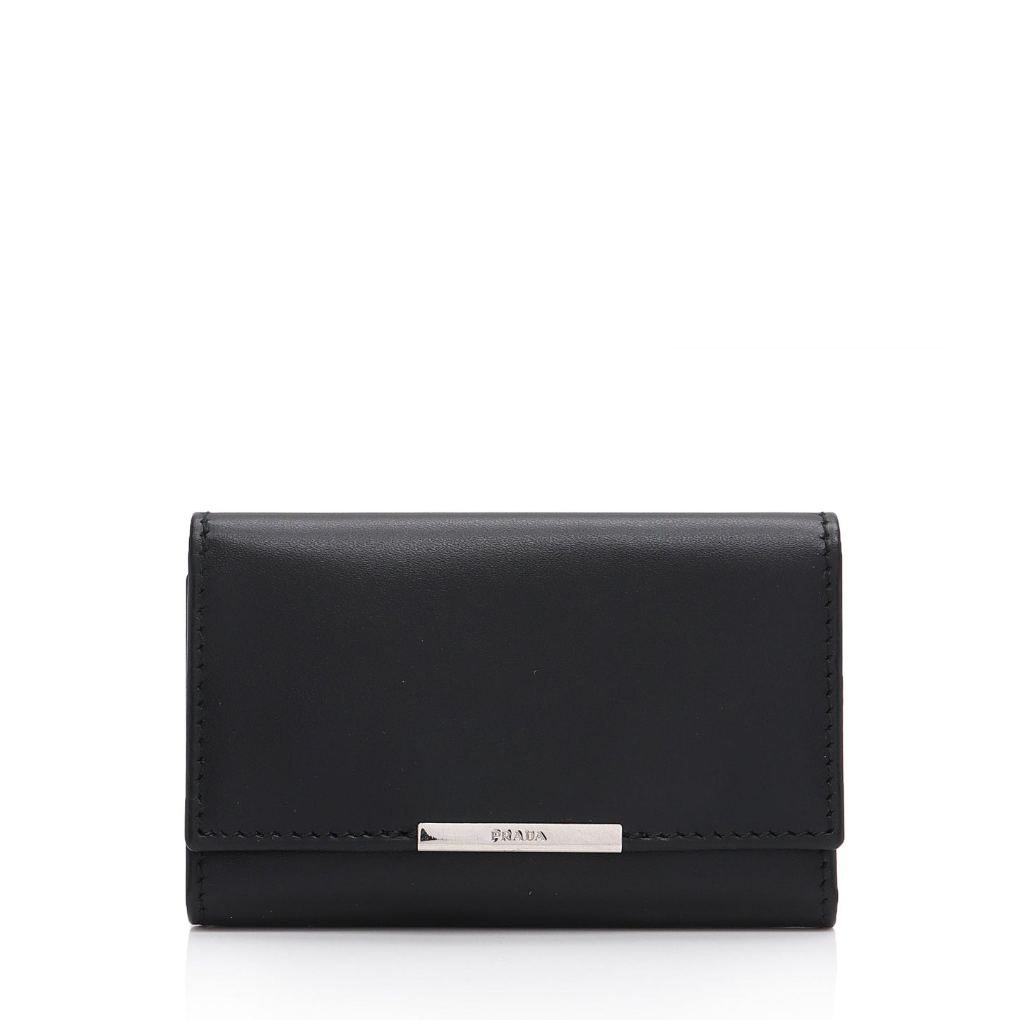 Prada Leather 6 Key Holder (SHF-ijZkKi)