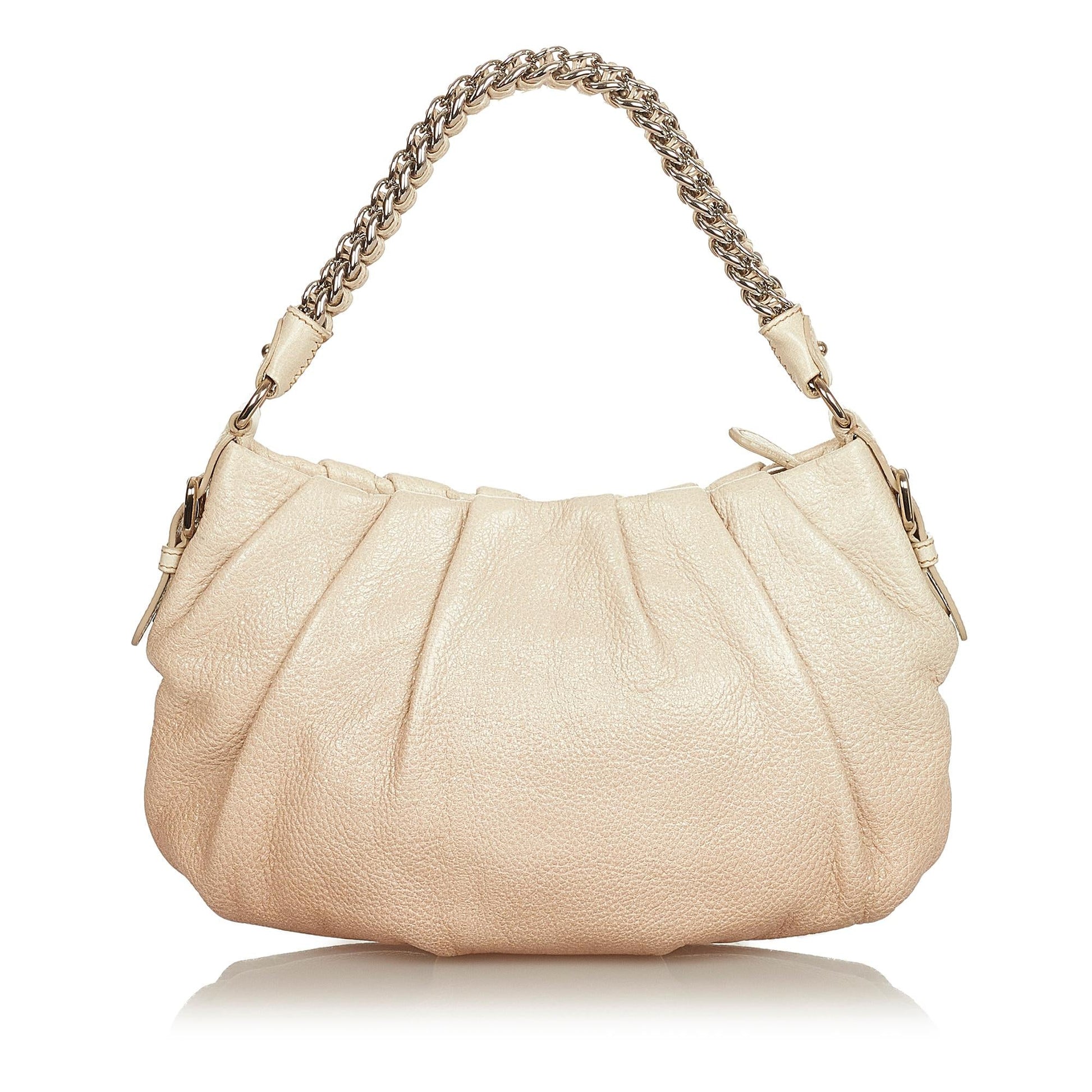 Prada Leather Baguette Handbag Style 5 - Ewore Bags