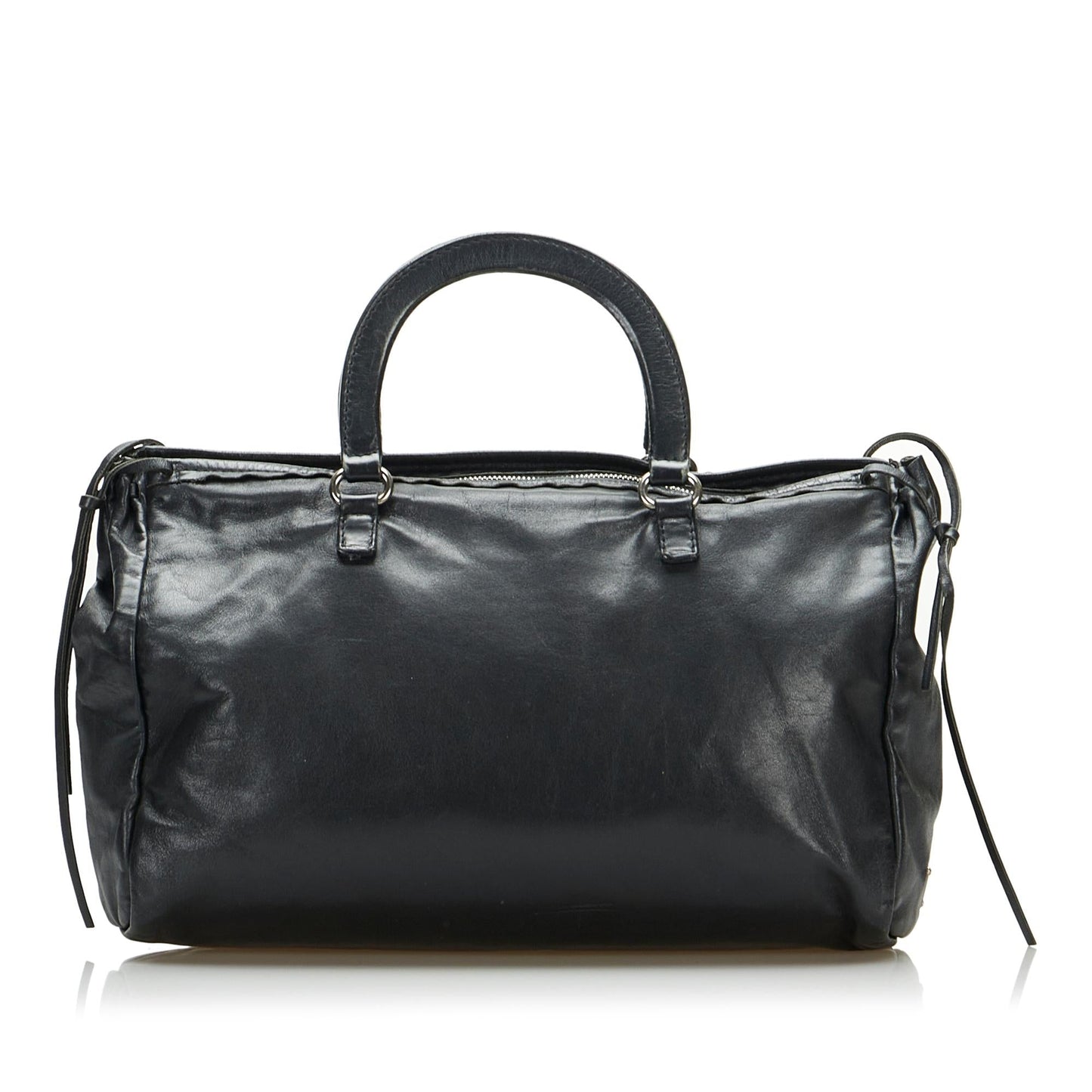 Prada Leather Boston Bag (SHG-TRKppp)