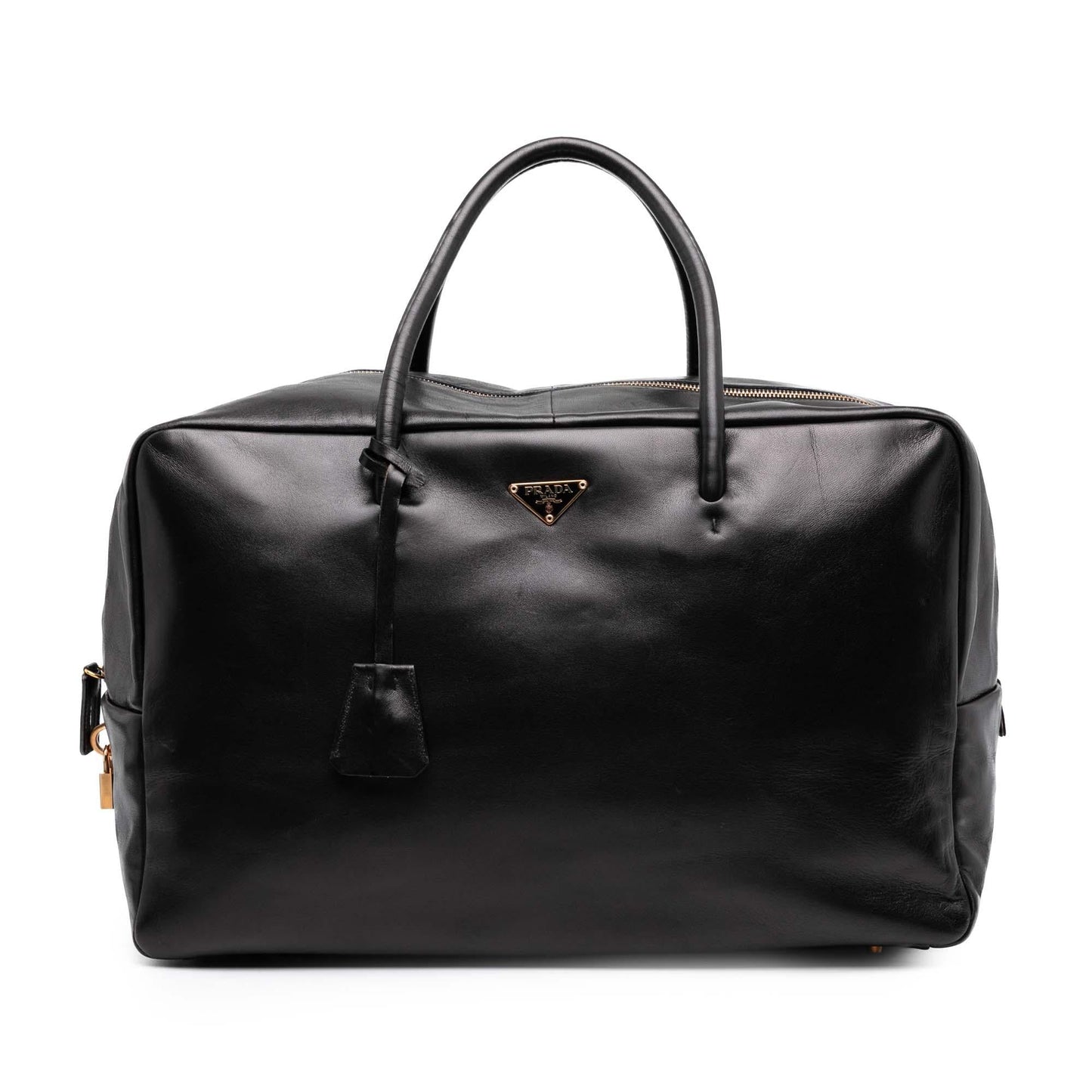 Prada Leather Boston Bag