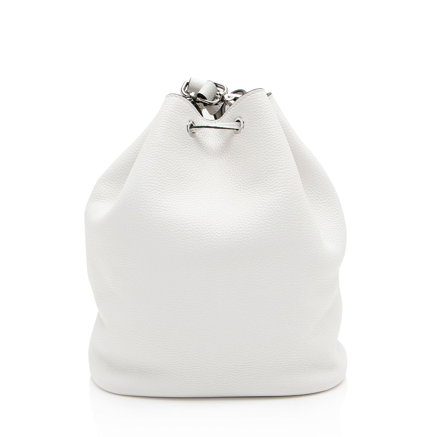 Prada Leather Drawstring Bucket Bag (SHF-N7cCZ1)