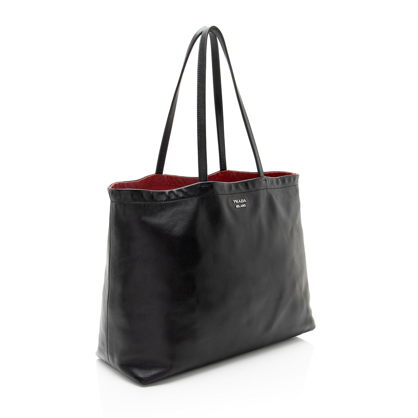 Prada Leather Reversible E/W Tote