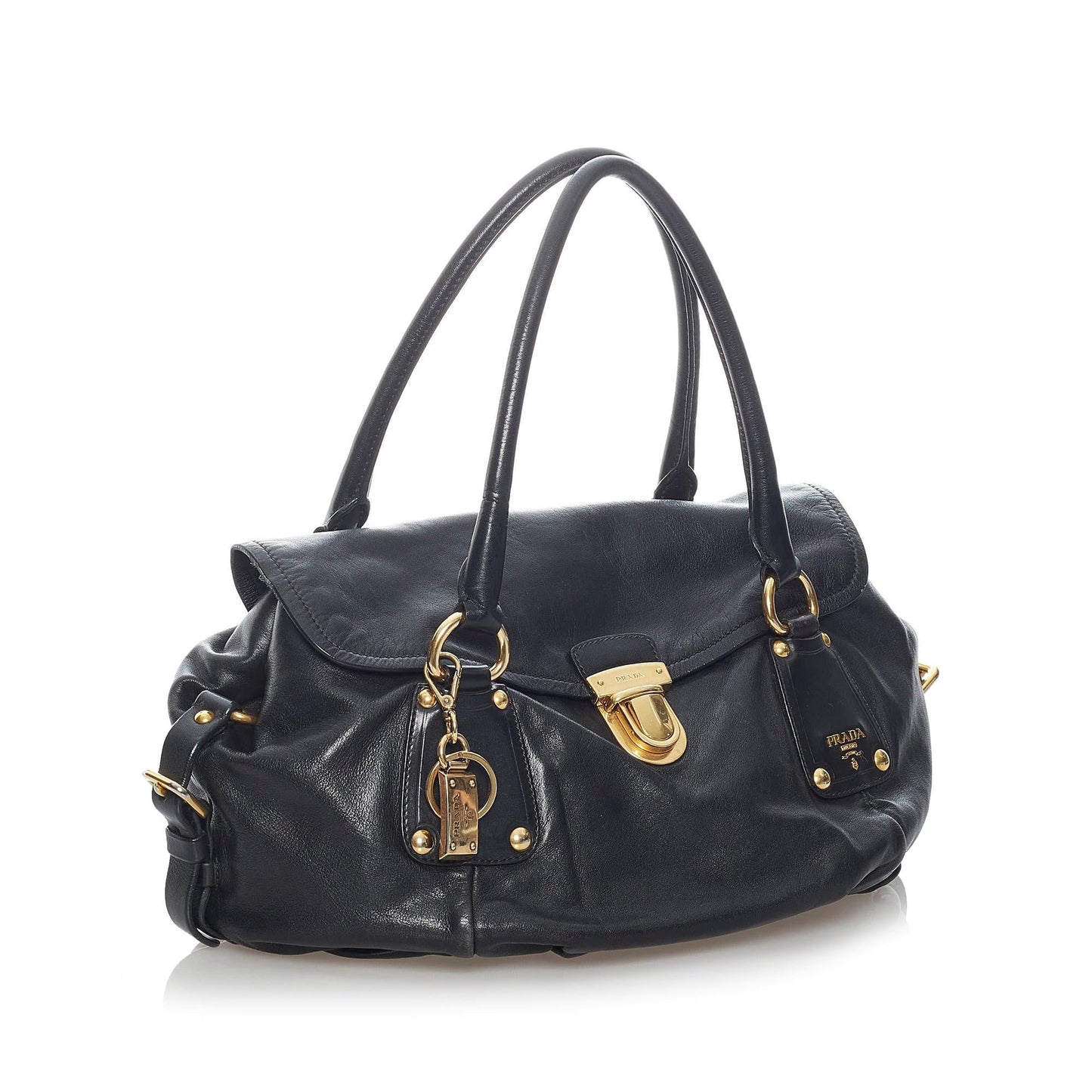 Prada Leather Satchel (SHG-31253)