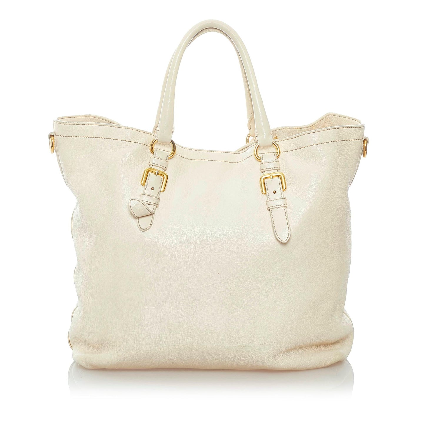 Prada Leather Satchel (SHG-34165)