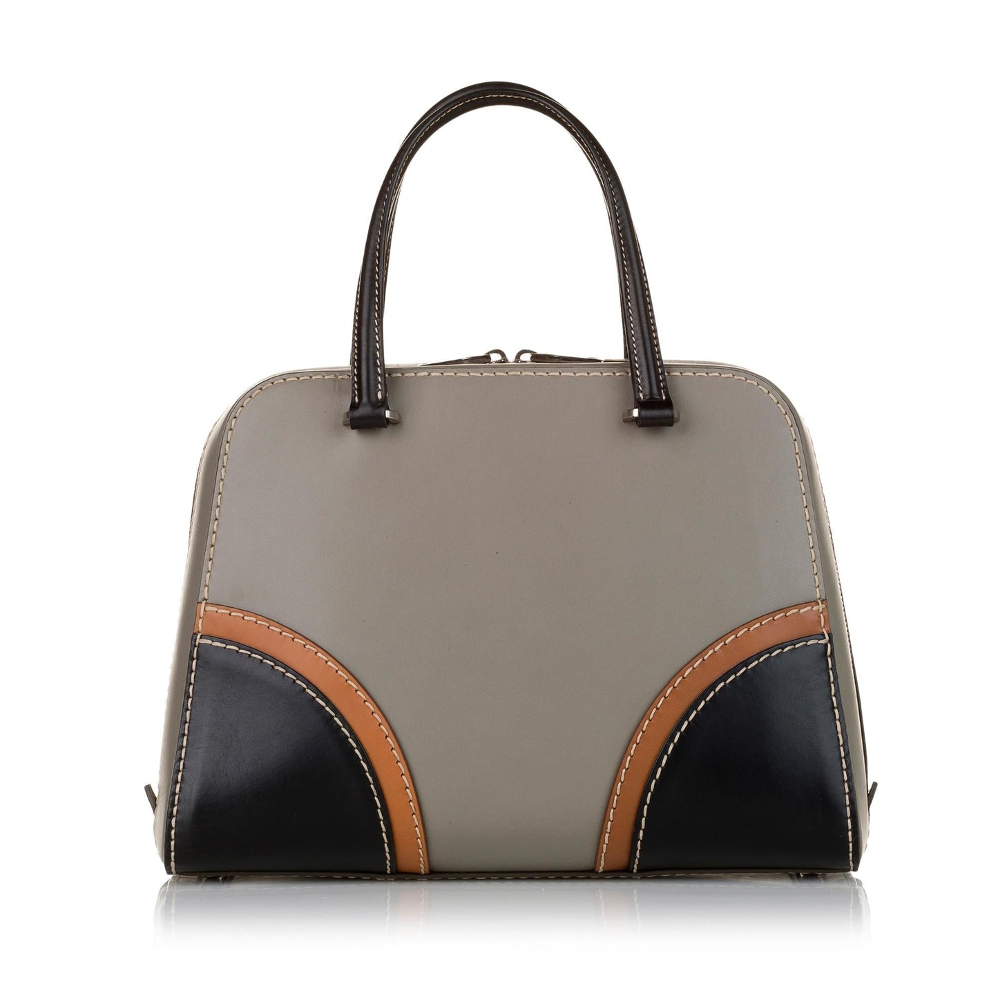 Prada Leather Satchel (SHG-mGUfcu)