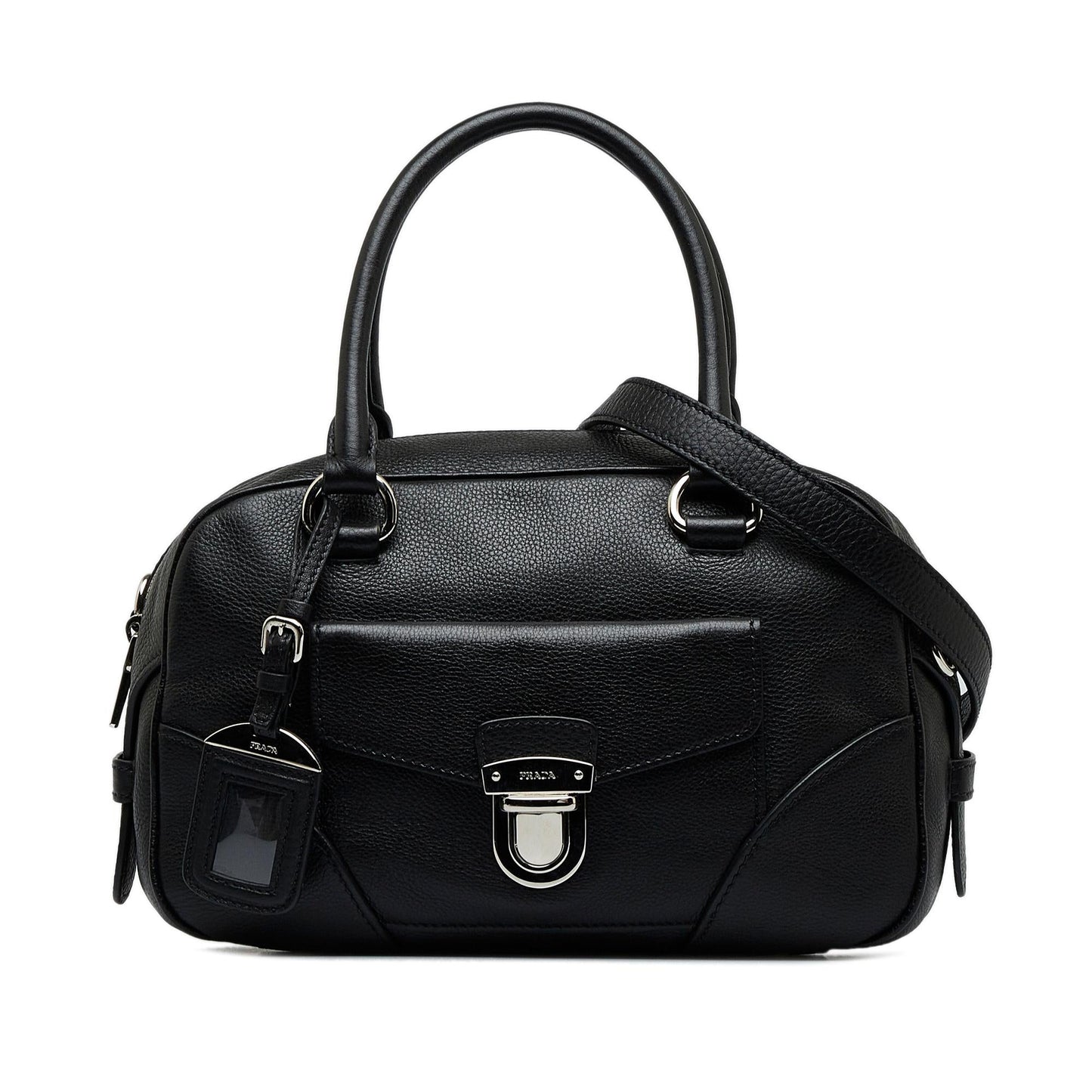 Prada Leather Satchel (SHG-0cTmbW)