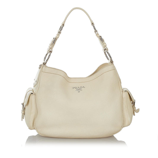 Prada Leather Shoulder Handbag Style 49 - Ewore Bags