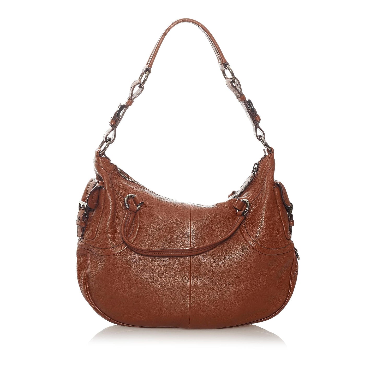 Prada Leather Shoulder Bag (SHG-27692)
