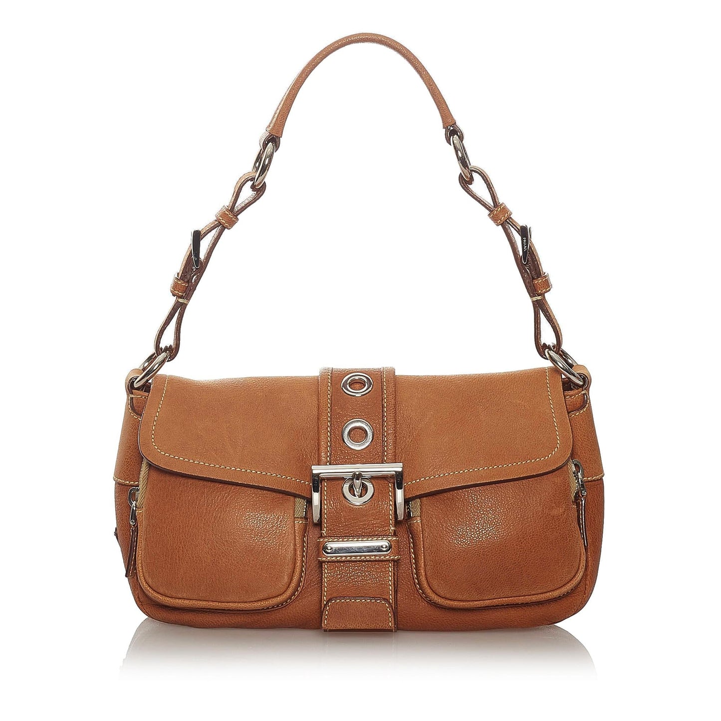 Prada Leather Shoulder Bag (SHG-28034)