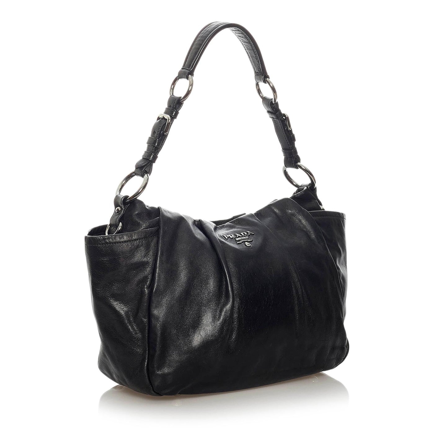 Prada Leather Shoulder Handbag Style 35 - Ewore Bags
