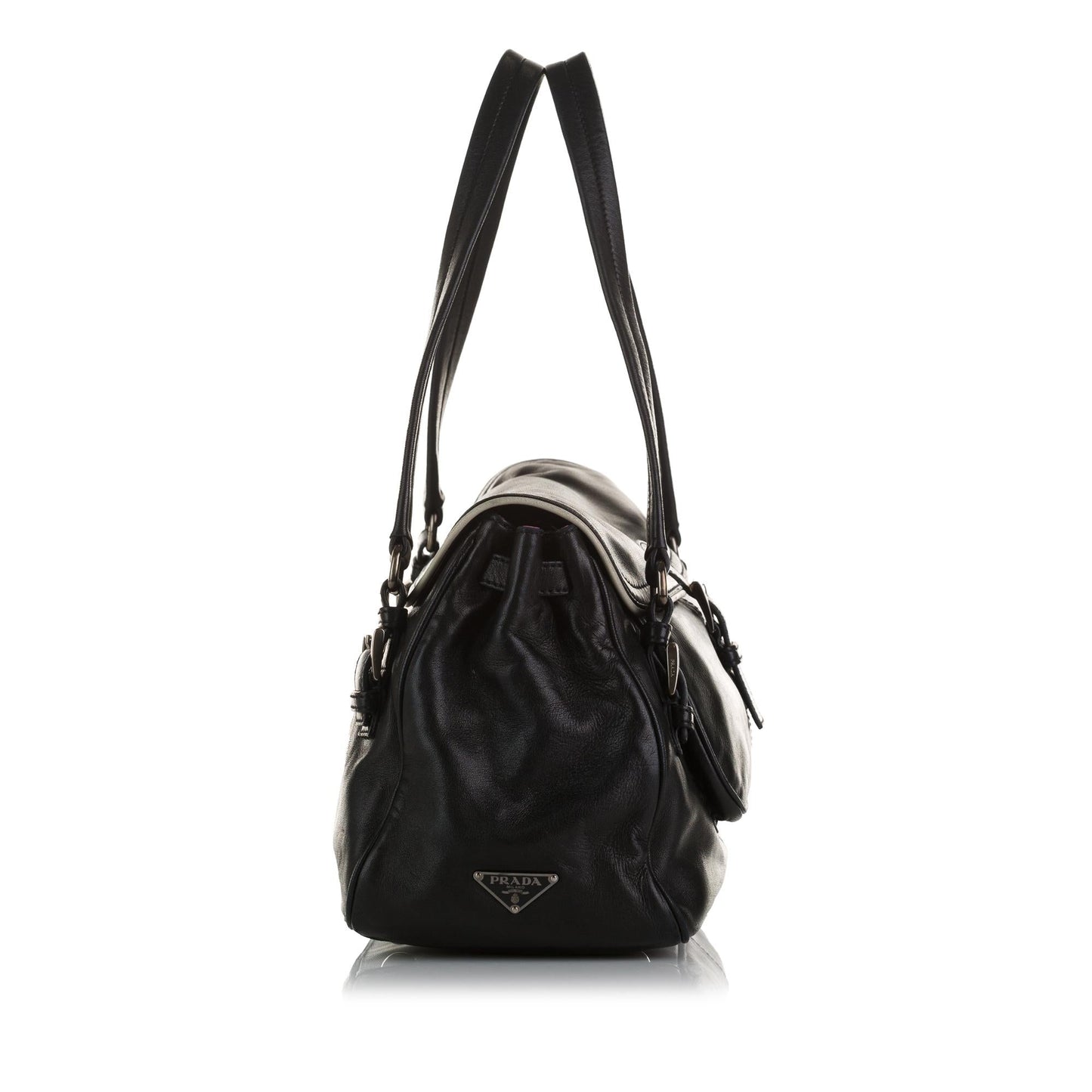 Prada Leather Shoulder Bag (SHG-k6pXFR)