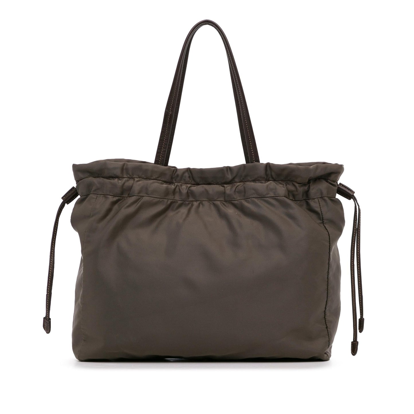 Prada Logo Tessuto Drawstring Tote Bag (SHG-iYPFwY)