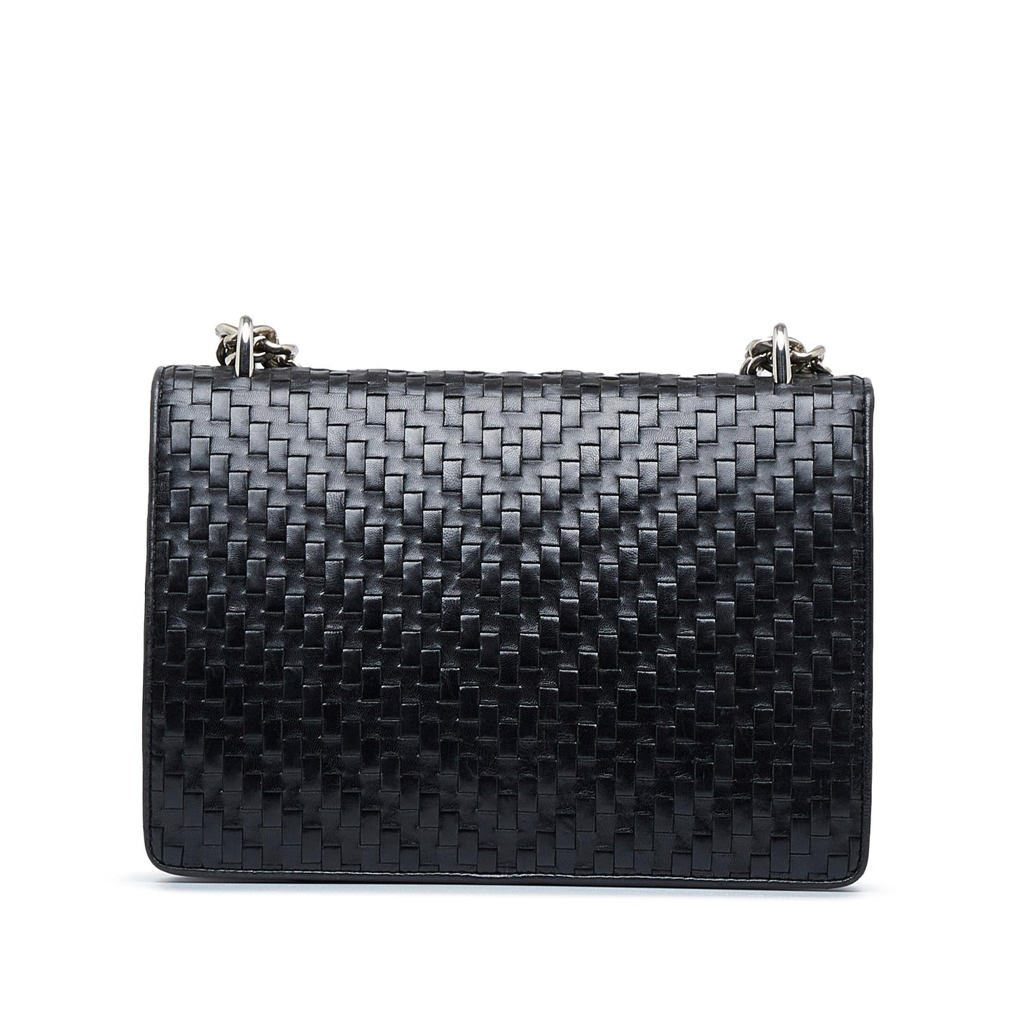 Prada Madras Chain Shoulder Bag (SHG-SmrfbK)