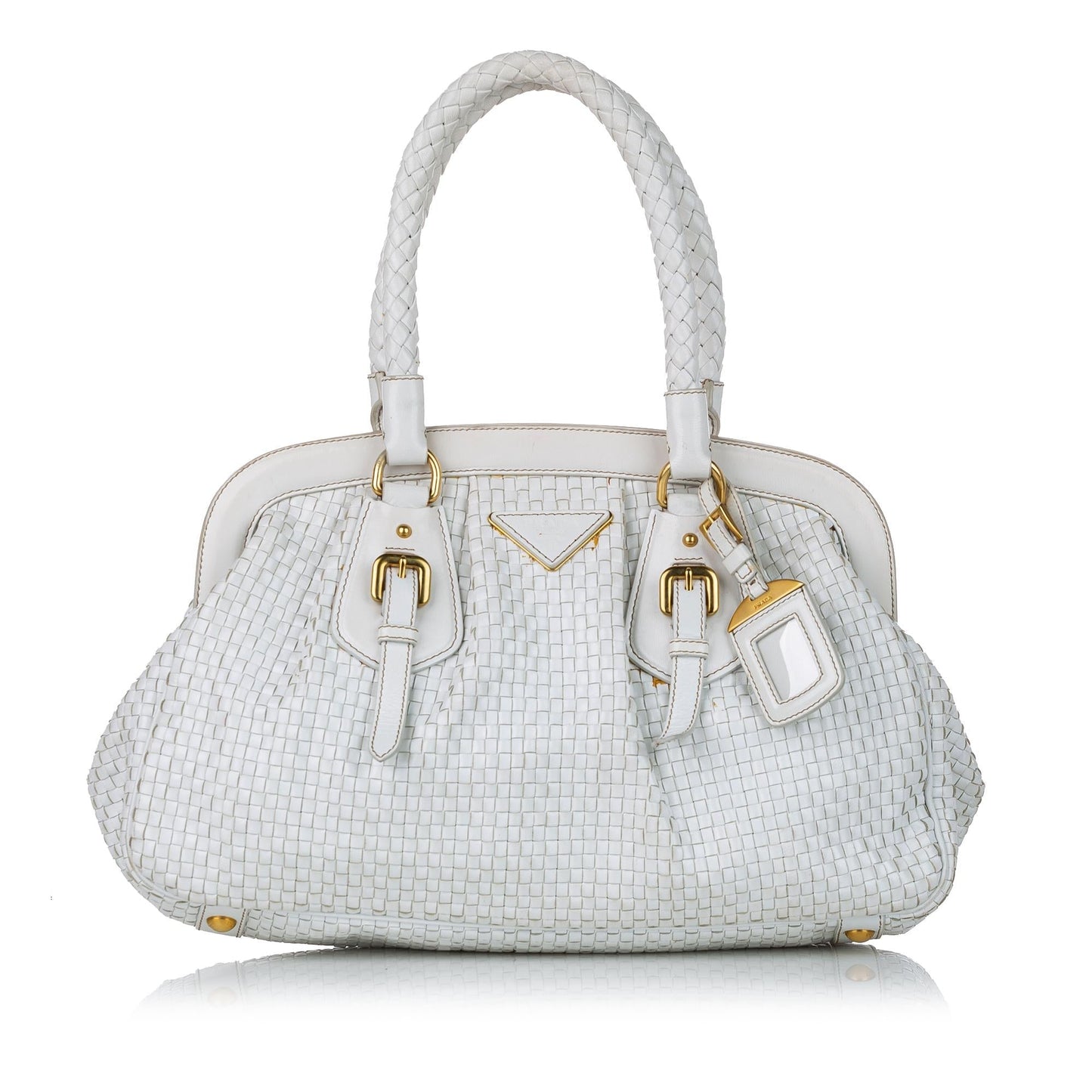 Prada Madras Frame Handbag (SHG-29285)