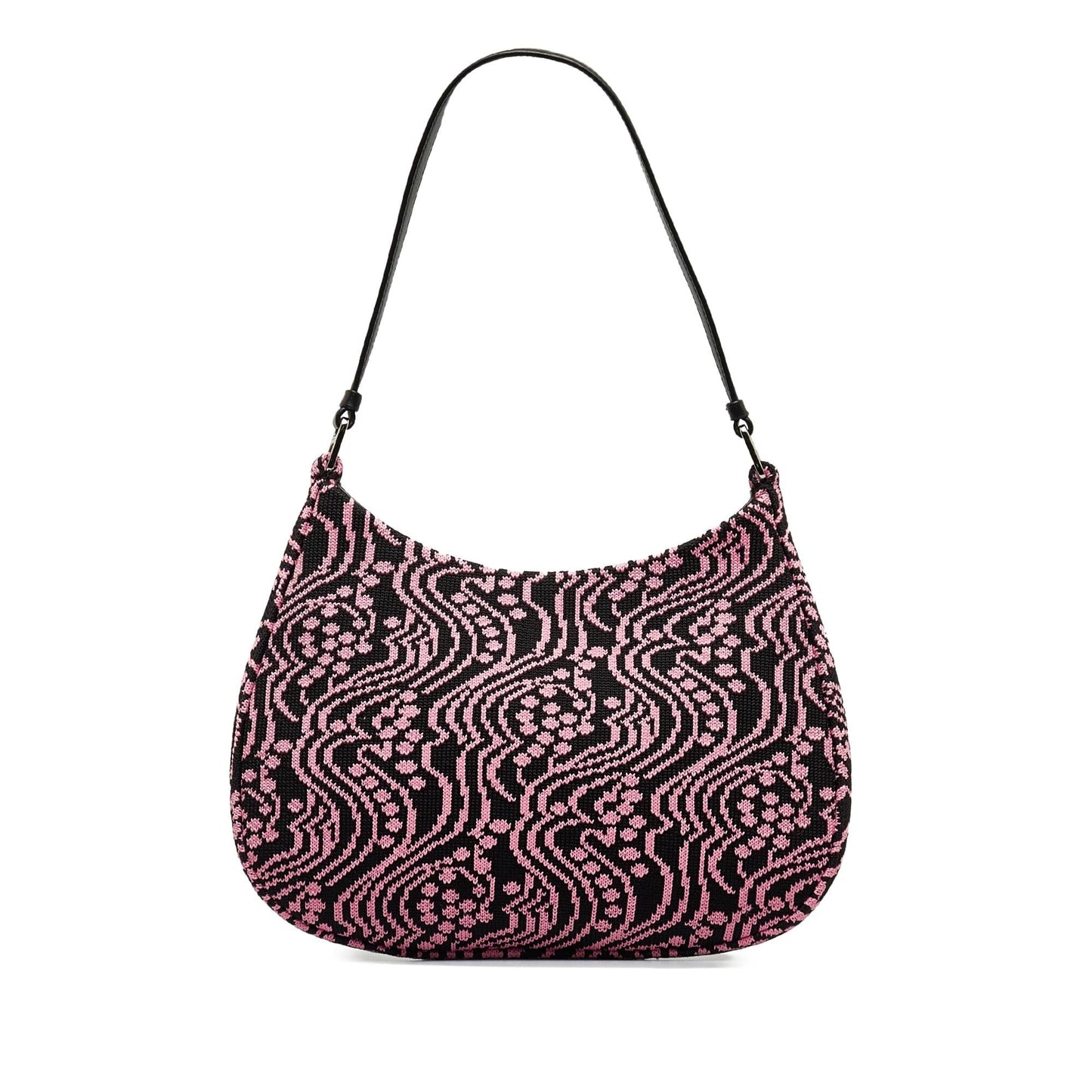 Prada Maglia Jacquard Knit Cleo Bag