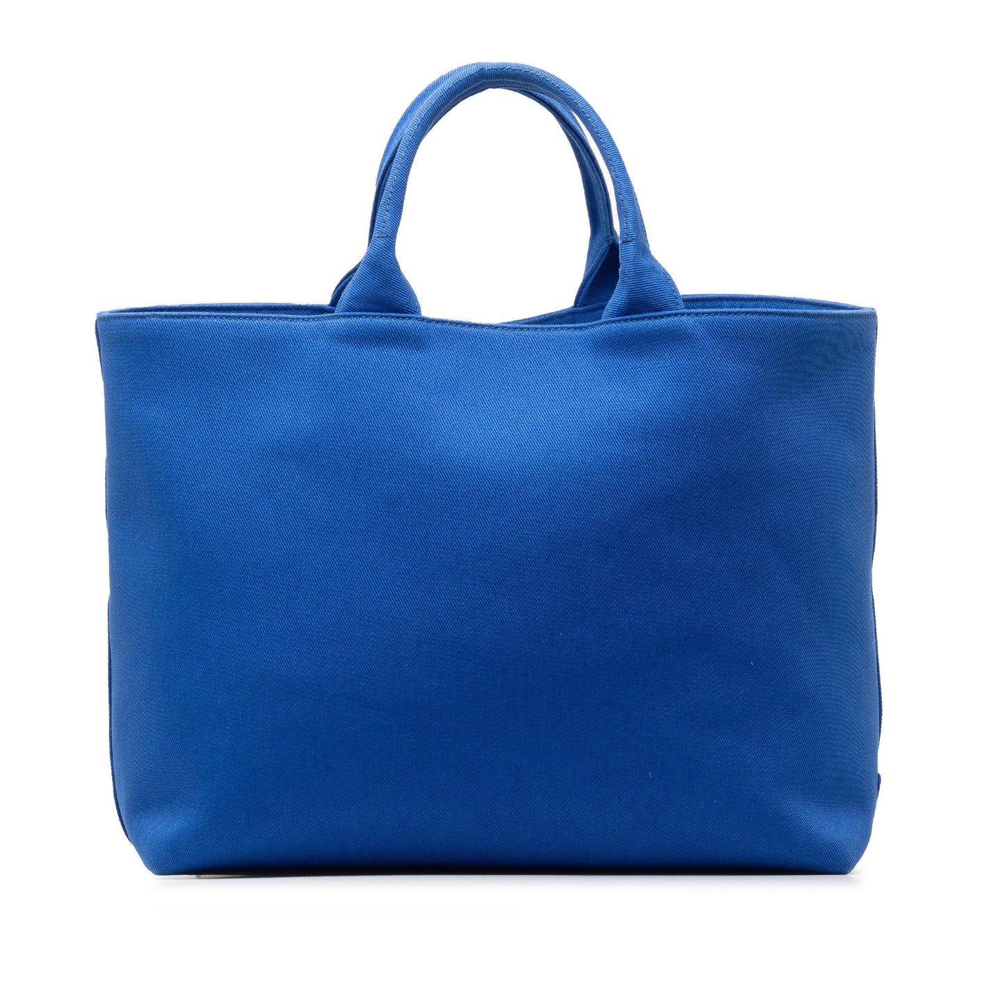 Prada Medium Canvas Logo Drill Satchel (SHG-Hx0PNd)