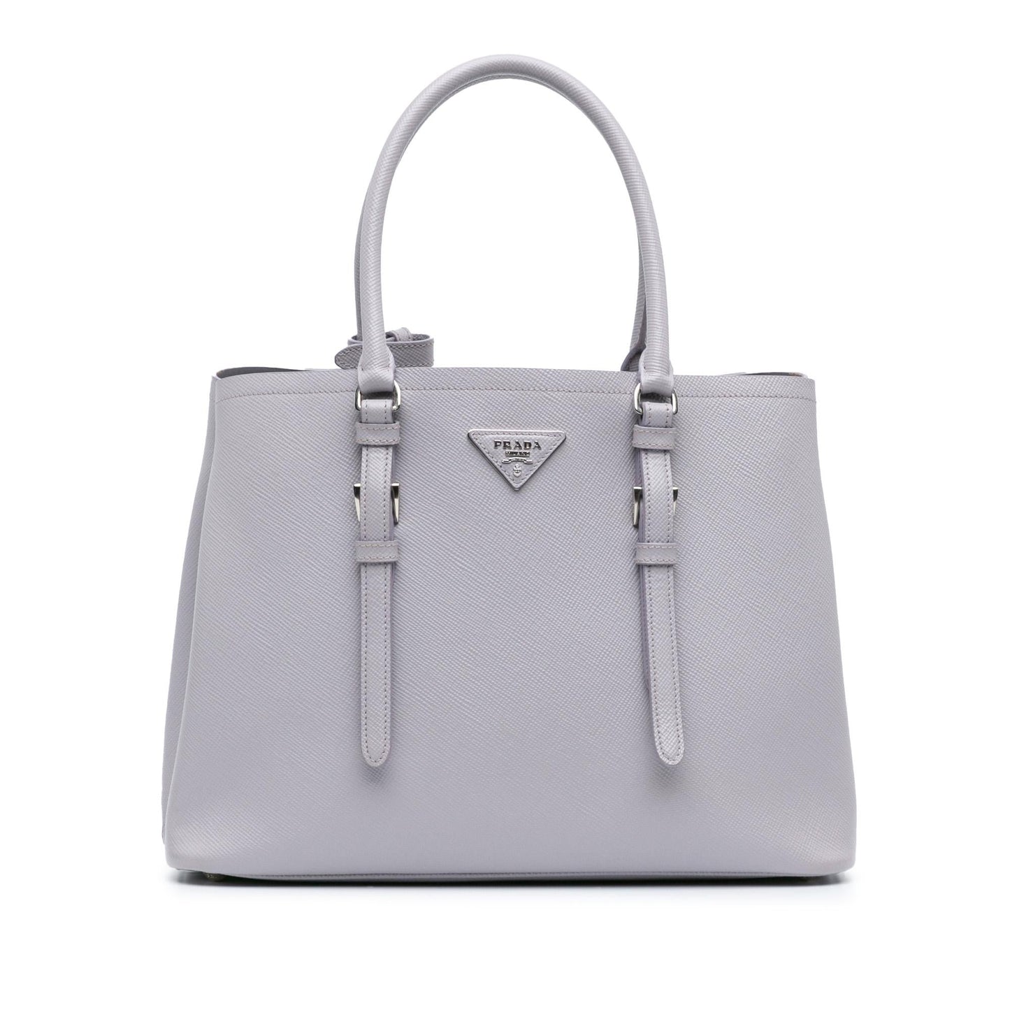 Prada Medium Saffiano Cuir Double Handle Satchel