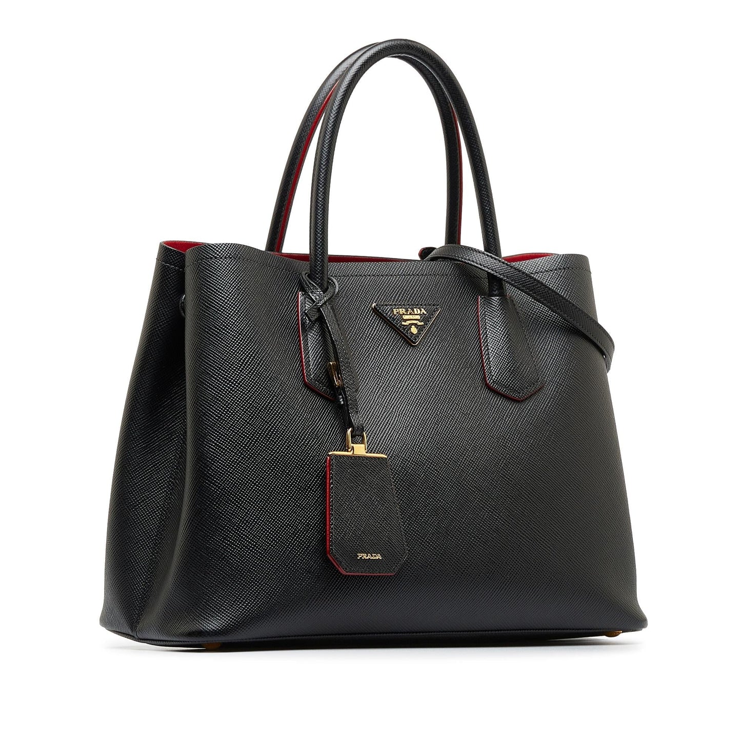 Prada Medium Saffiano Cuir Double Satchel (SHG-NYH4yi)