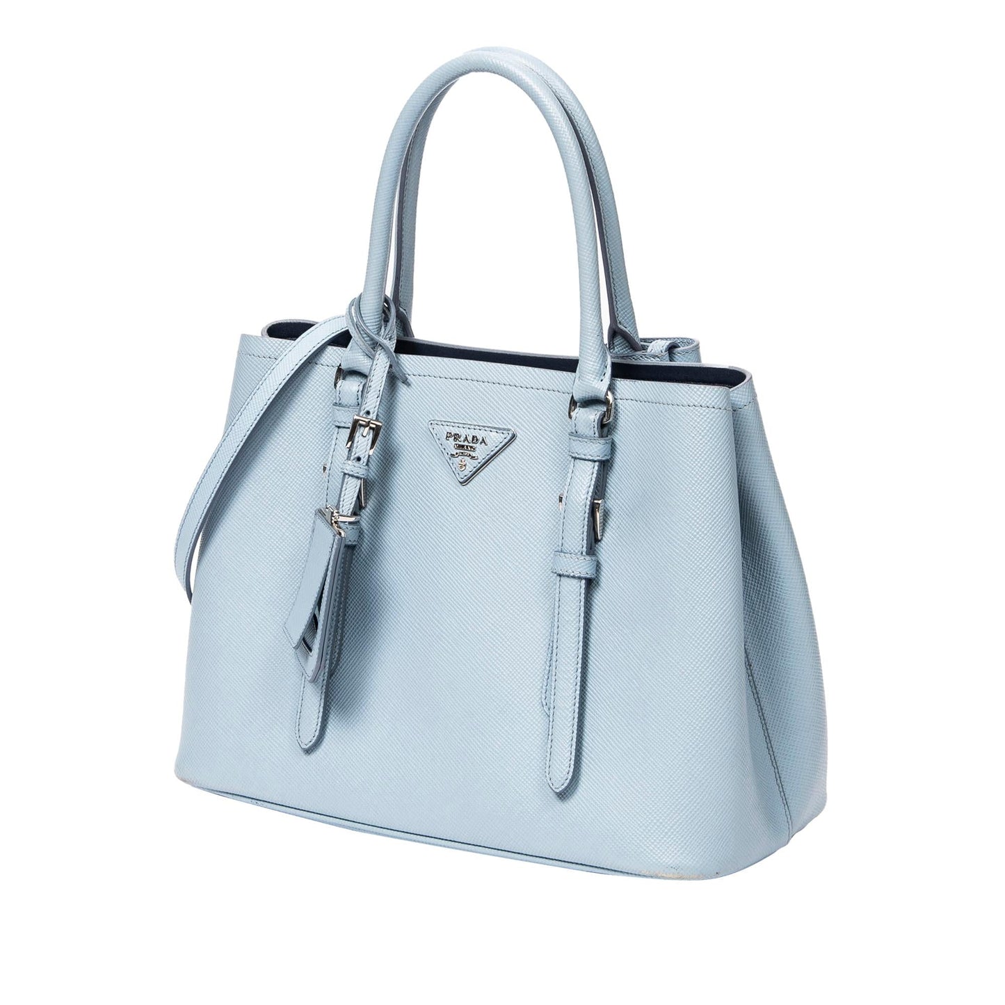 Prada Medium Saffiano Cuir Double Satchel (SHG-2RGiAm)