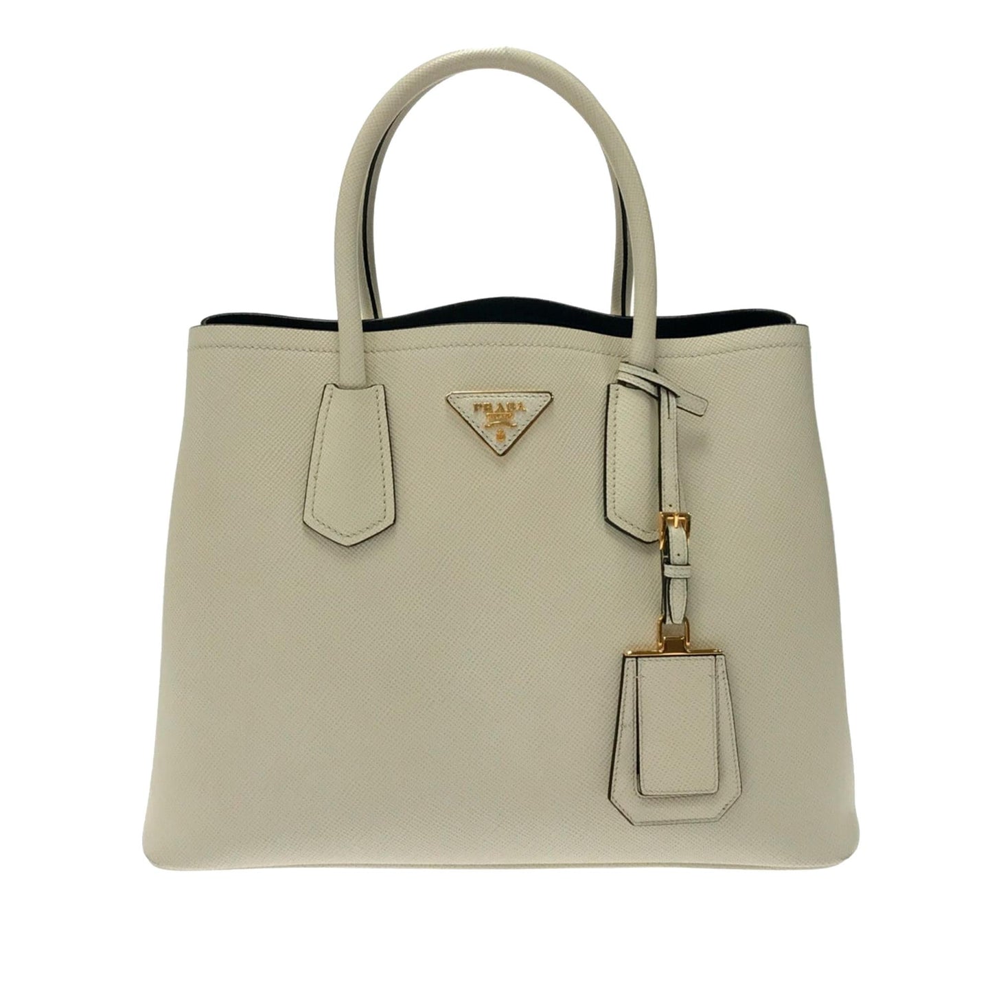 Prada Medium Saffiano Cuir Double Satchel (SHG-Gauowz)