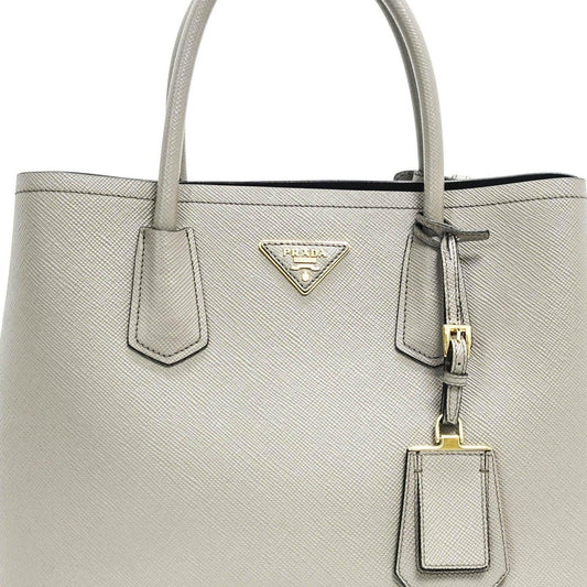 Prada Medium Saffiano Cuir Double Tote