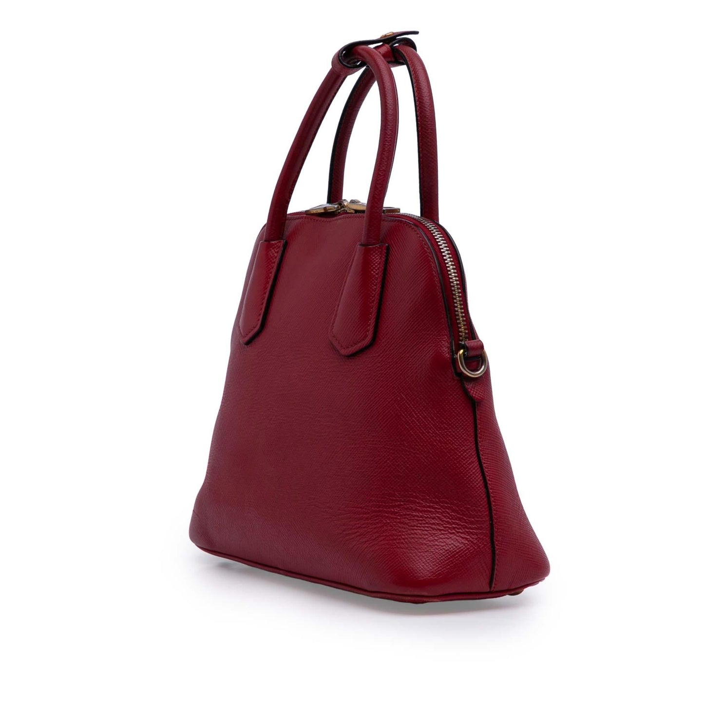 Prada Medium Saffiano Dome Satchel