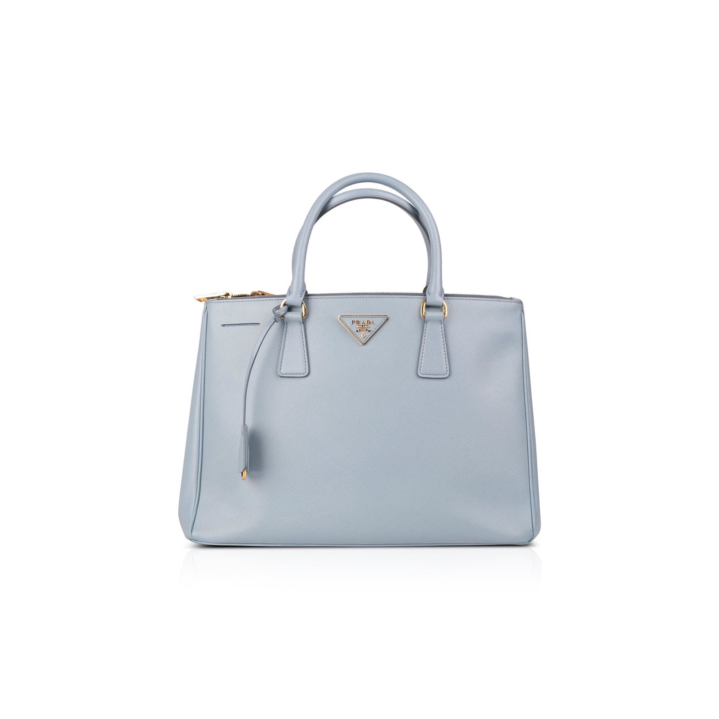 Prada Medium Saffiano Lux Double Zip Galleria Tote