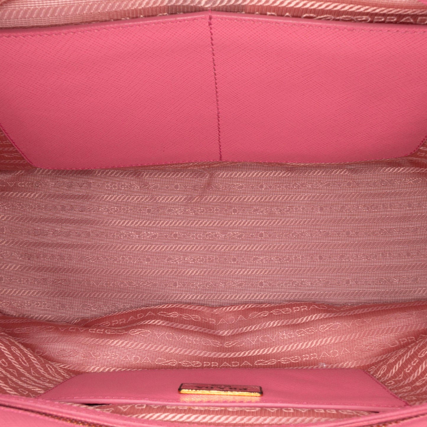 Prada Medium Saffiano Lux Galleria Double Zip Satchel