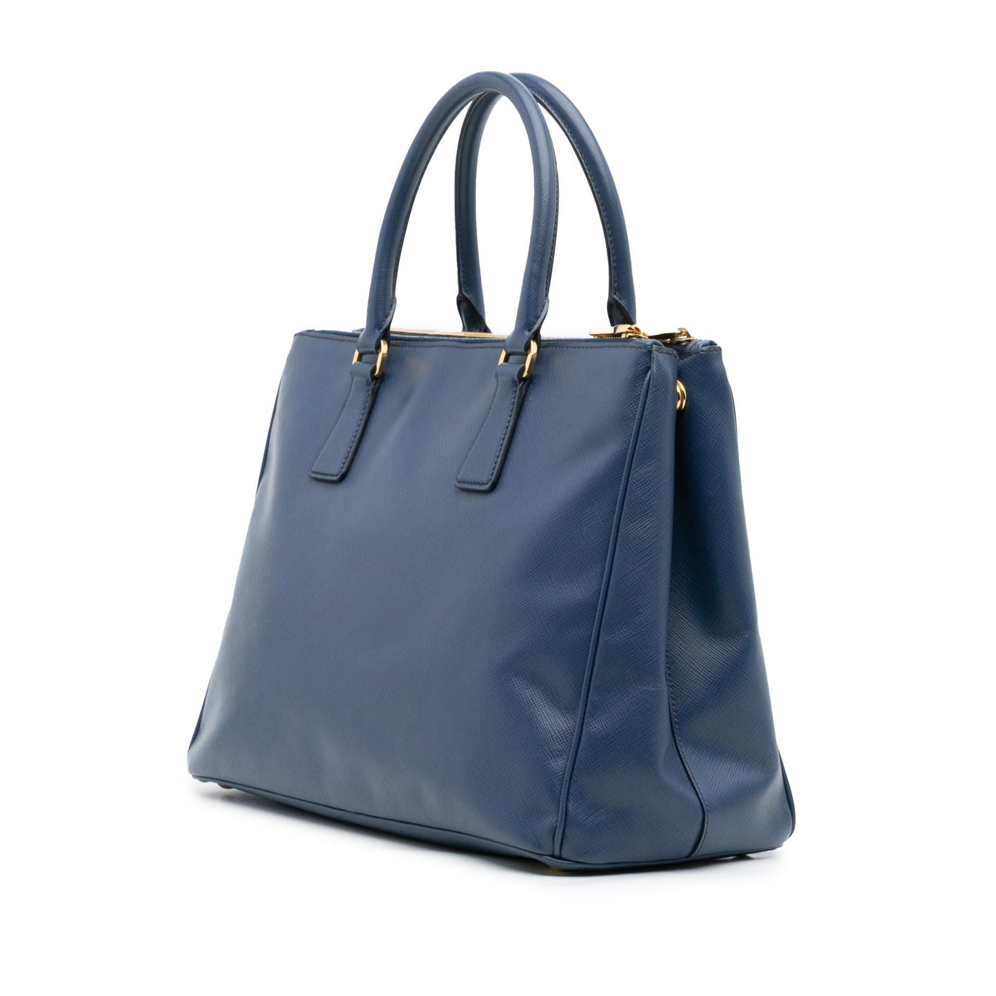 Prada Medium Saffiano Lux Galleria Double Zip Satchel