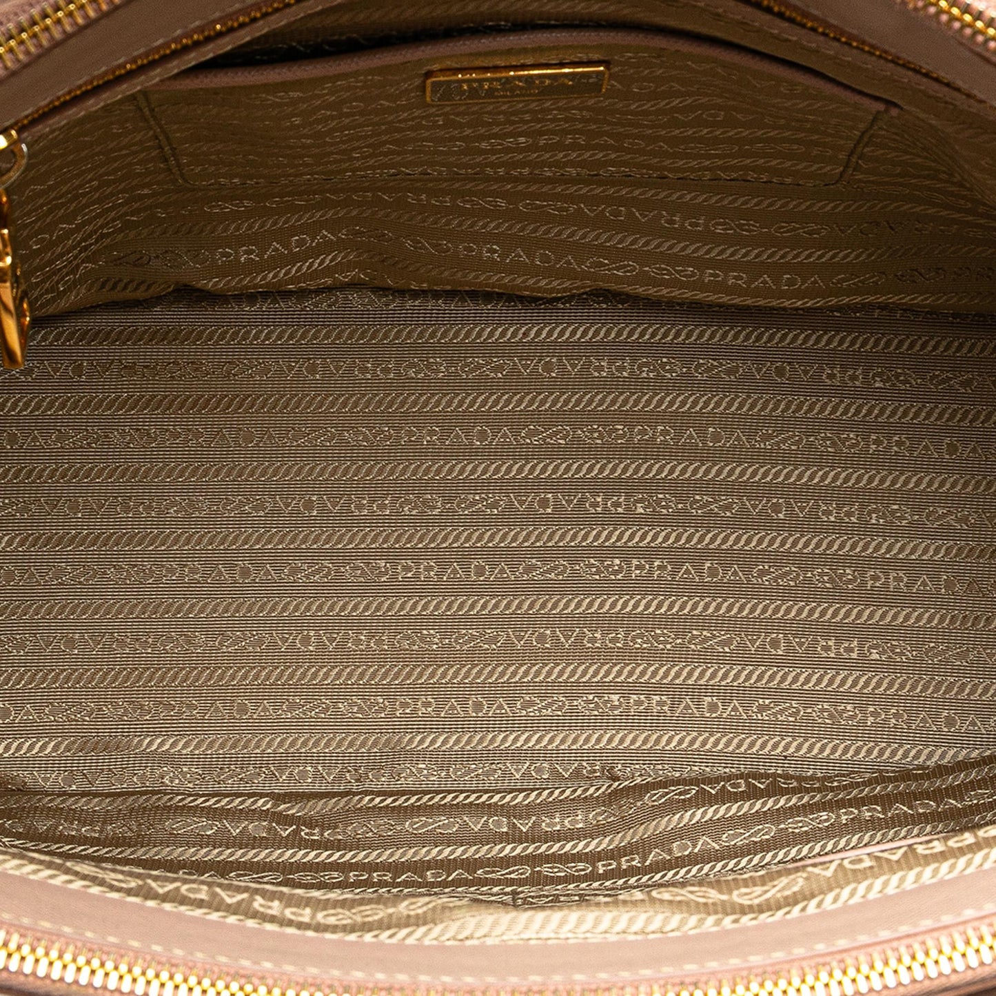 Prada Medium Saffiano Lux Galleria Double Zip Tote