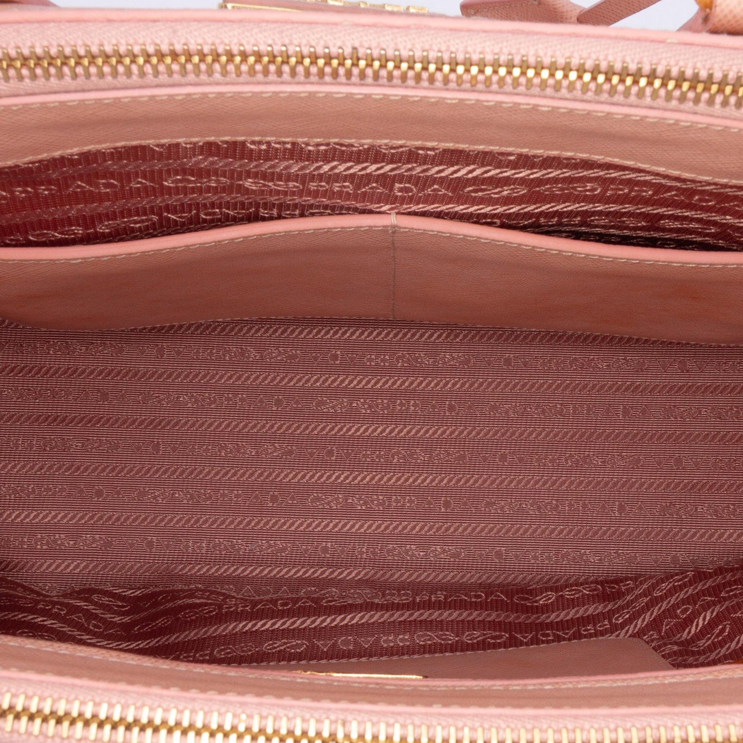 Prada Medium Saffiano Lux Galleria Double Zip Tote