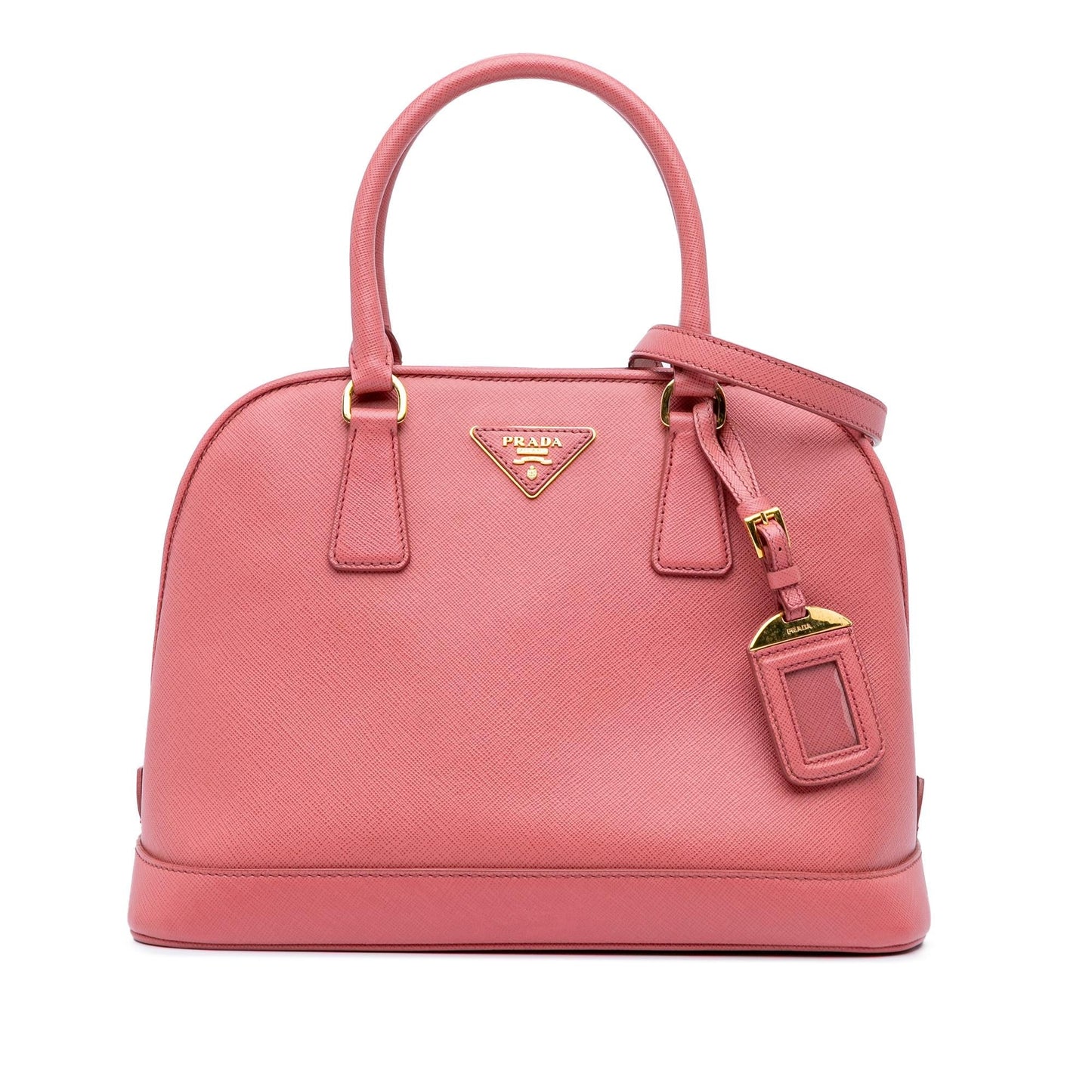 Prada Medium Saffiano Lux Open Promenade Satchel