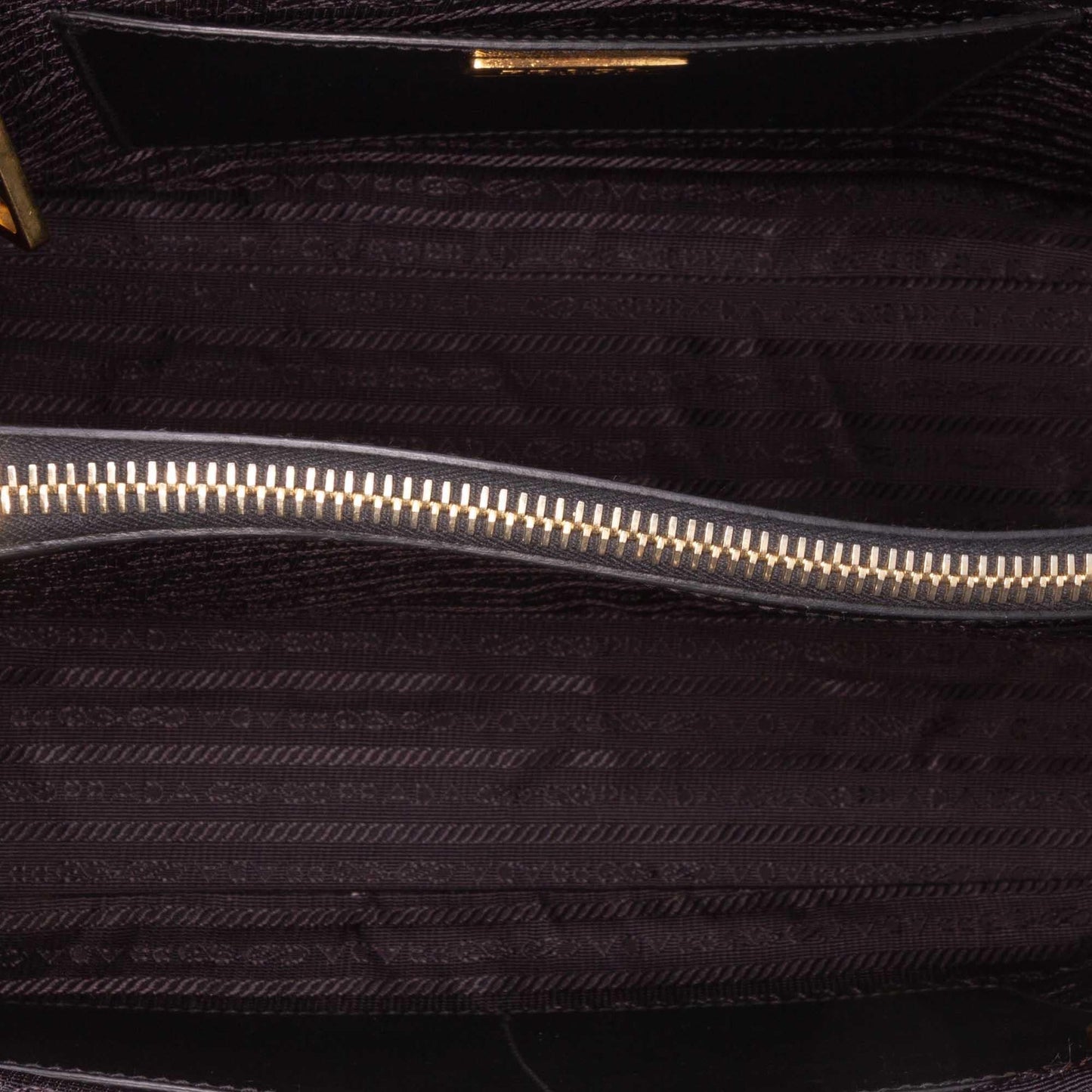 Prada Medium Saffiano Lux Open Promenade Satchel