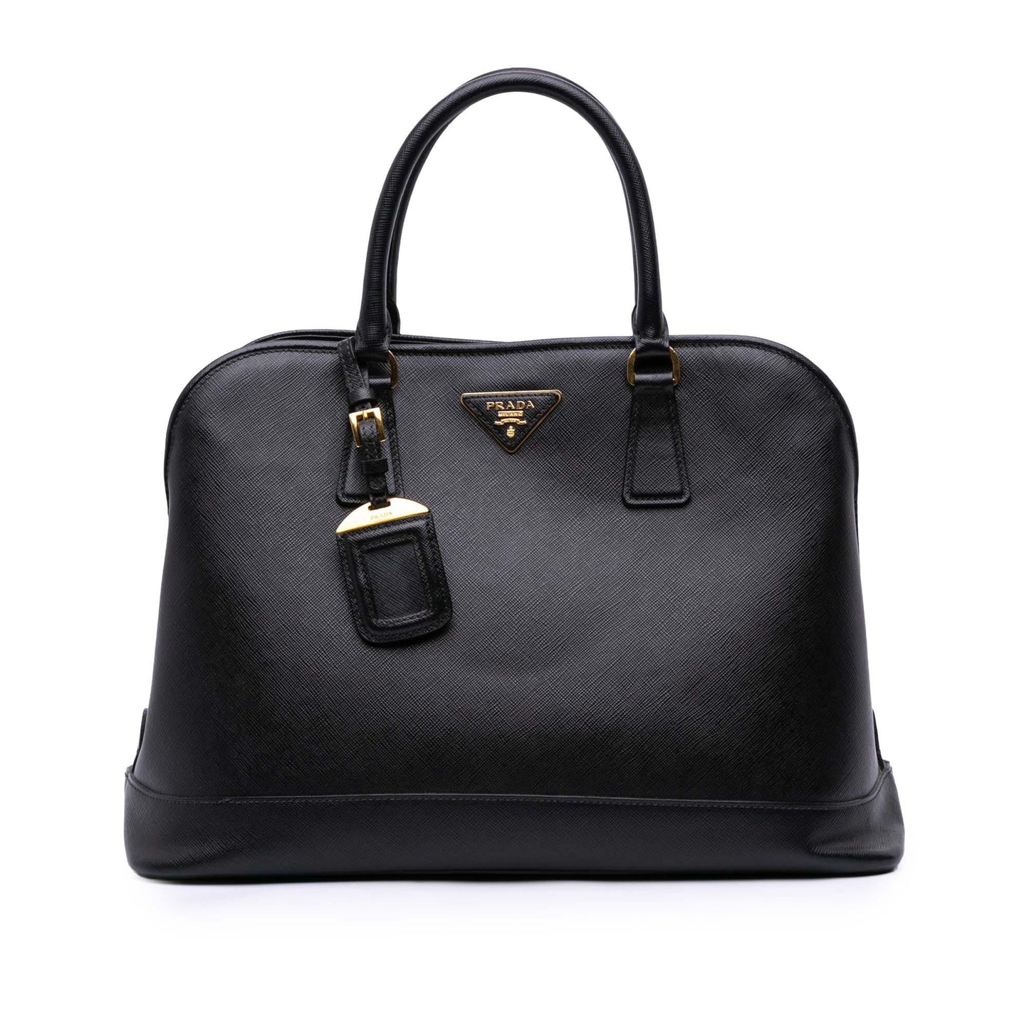 Prada Medium Saffiano Lux Open Promenade Satchel
