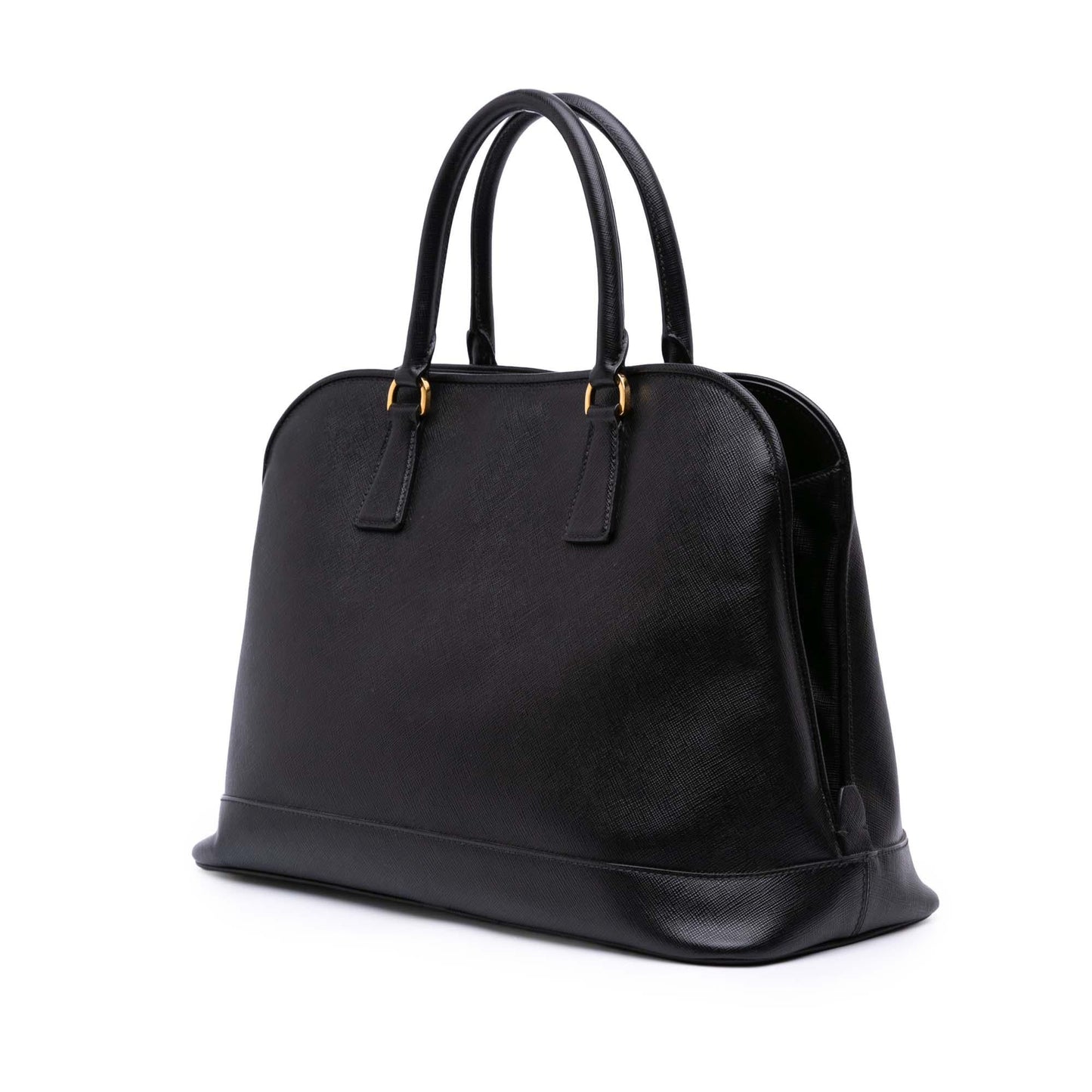Prada Medium Saffiano Lux Open Promenade Satchel