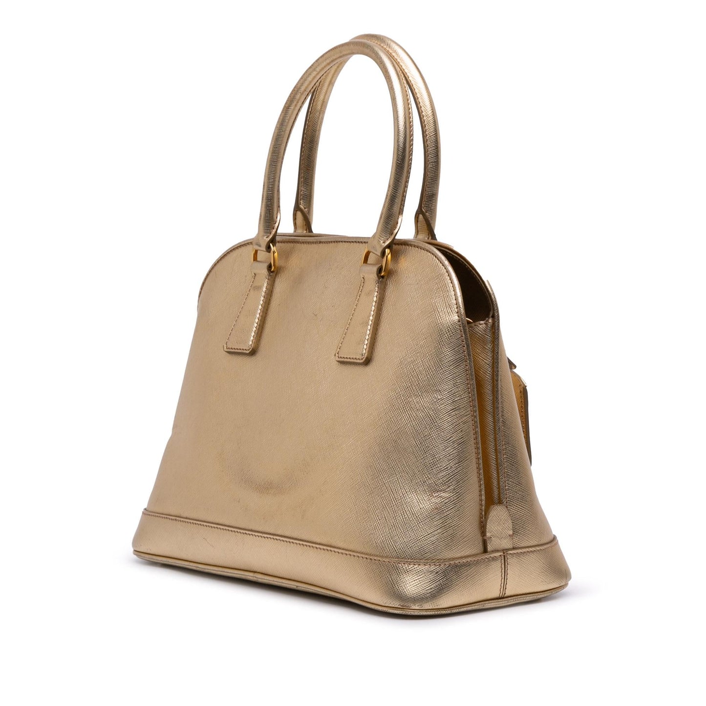 Prada Medium Saffiano Lux Open Promenade Satchel